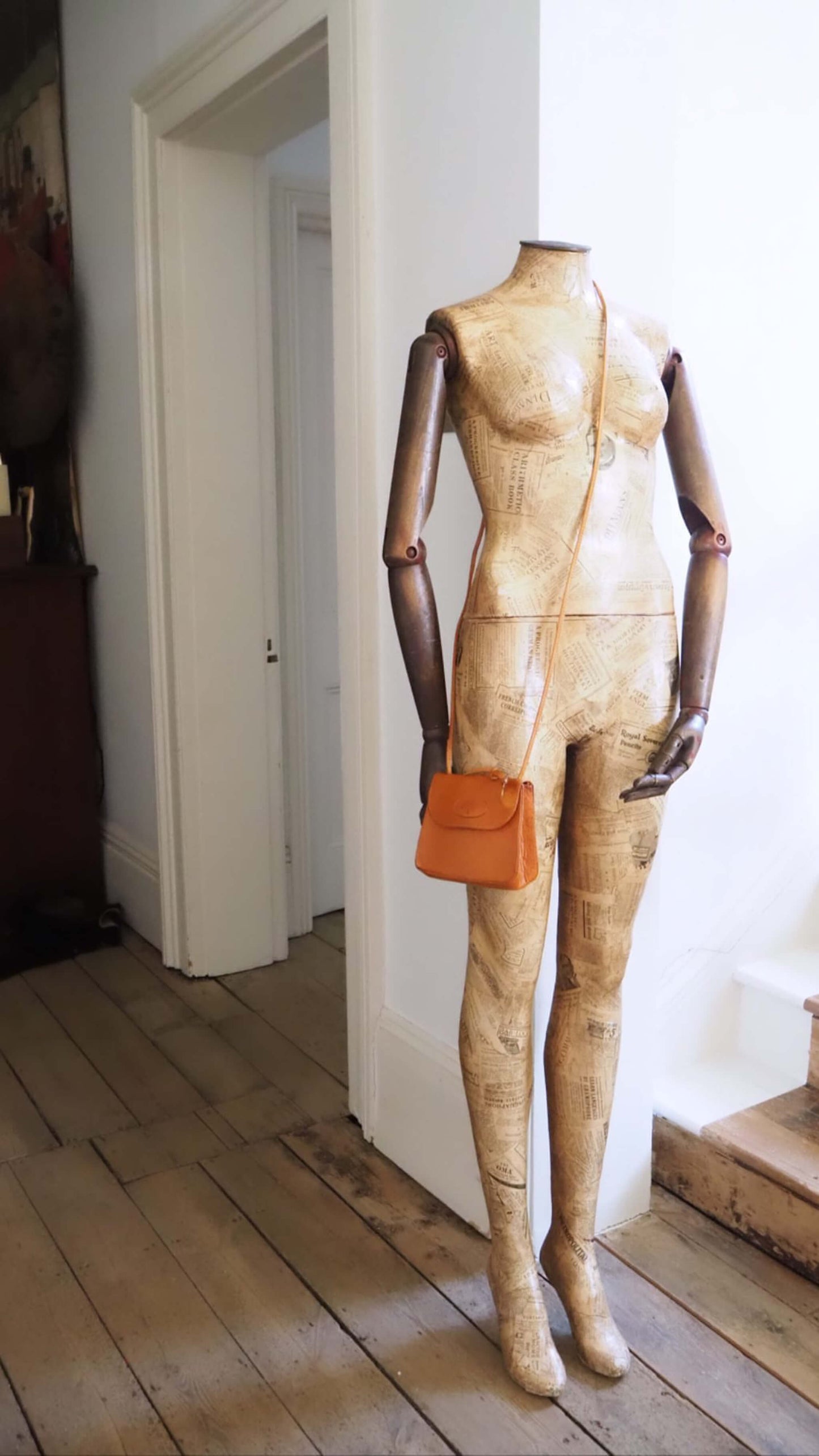 Mulberry Vintage Ostrich Crossbody Bag