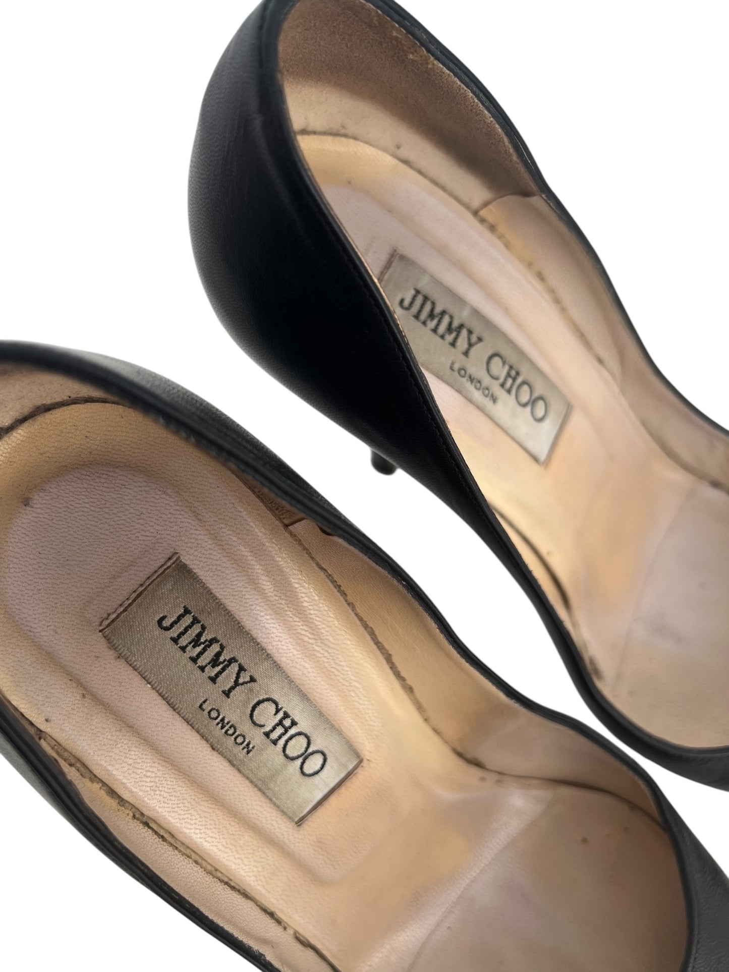 Jimmy Choo Black Heels, Sz 36