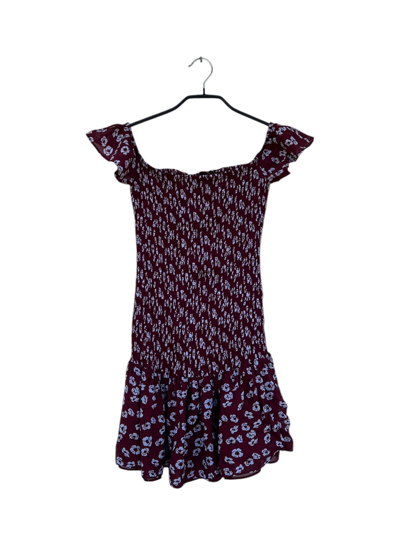 ZARA Smocked Mini Dress, Sz S