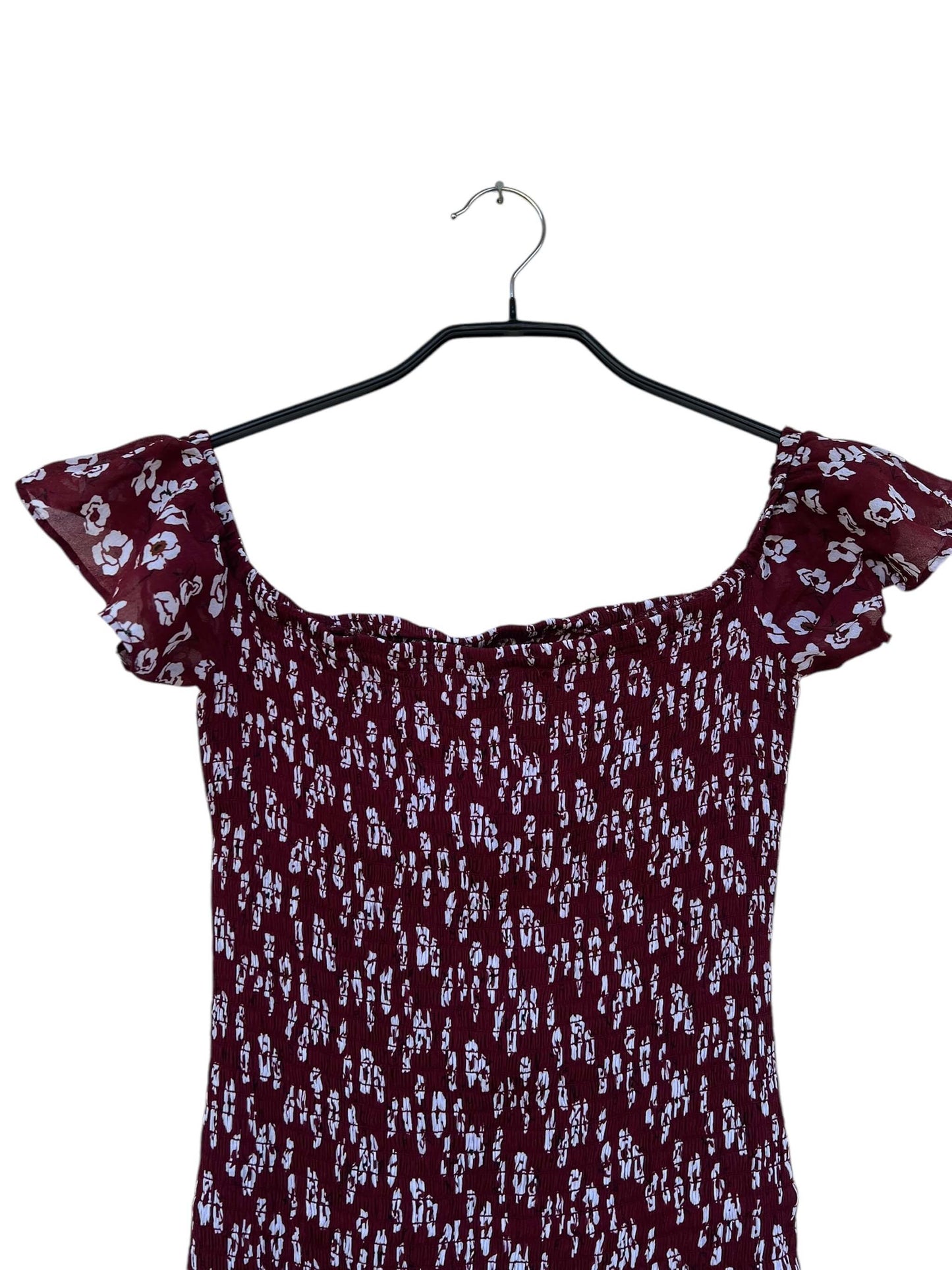 ZARA Smocked Mini Dress, Sz S