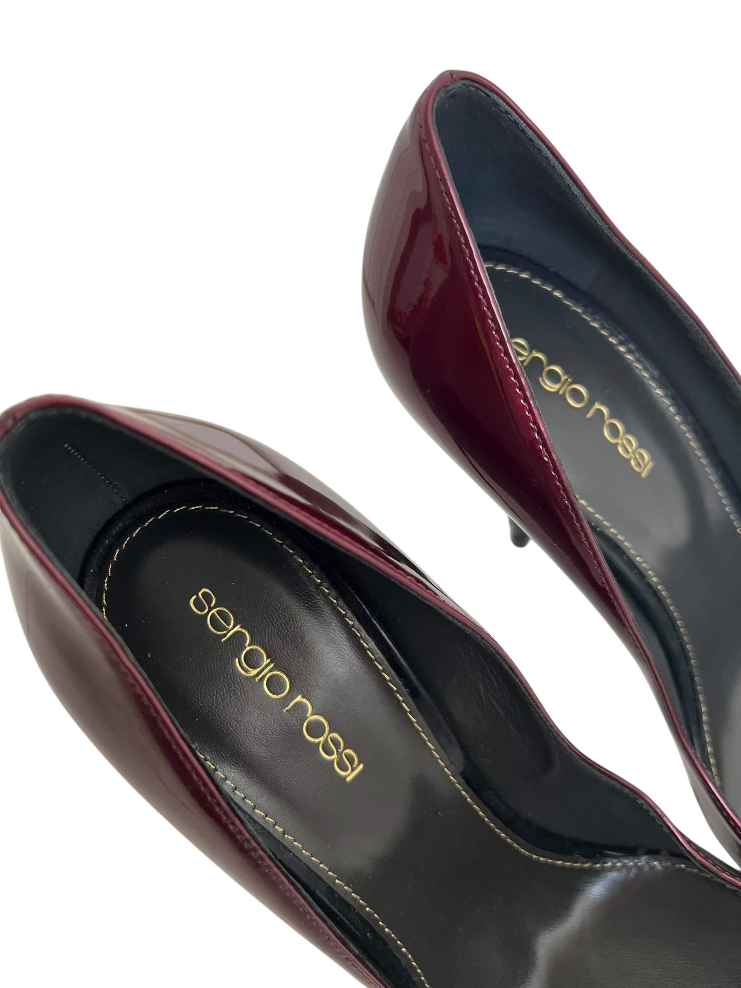 Sergio Rossi Patent Heels, Sz 37.5