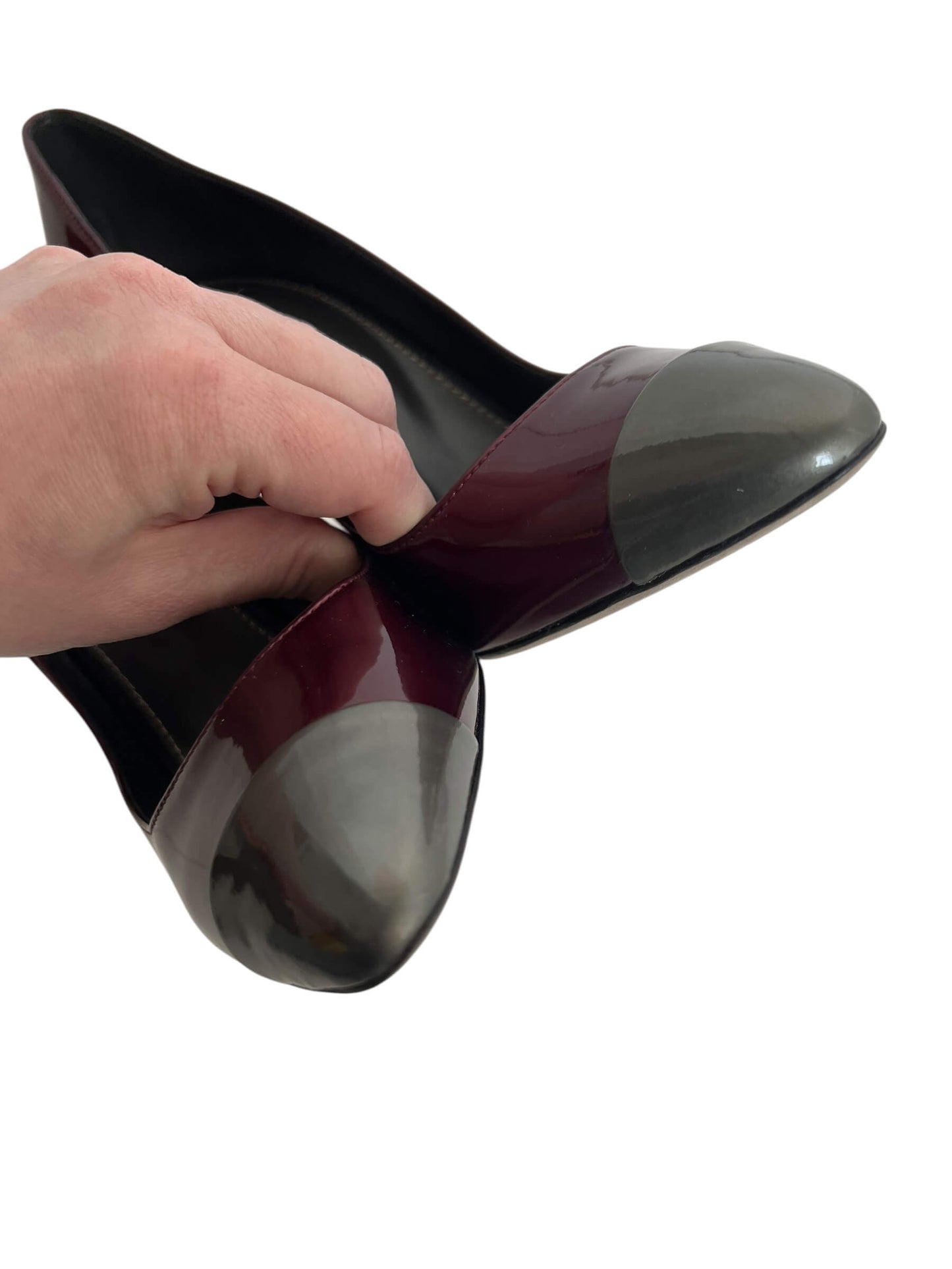 Sergio Rossi Patent Heels, Sz 37.5