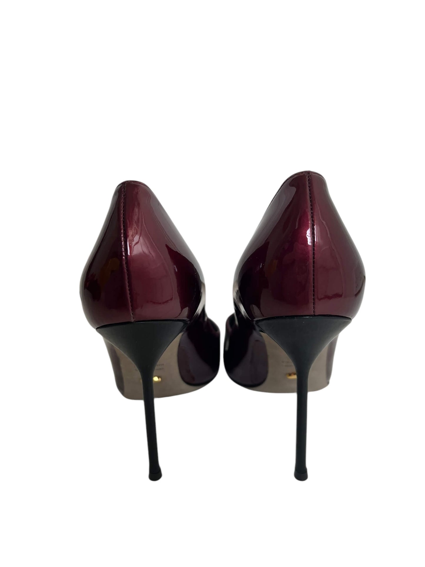 Sergio Rossi Patent Heels, Sz 37.5