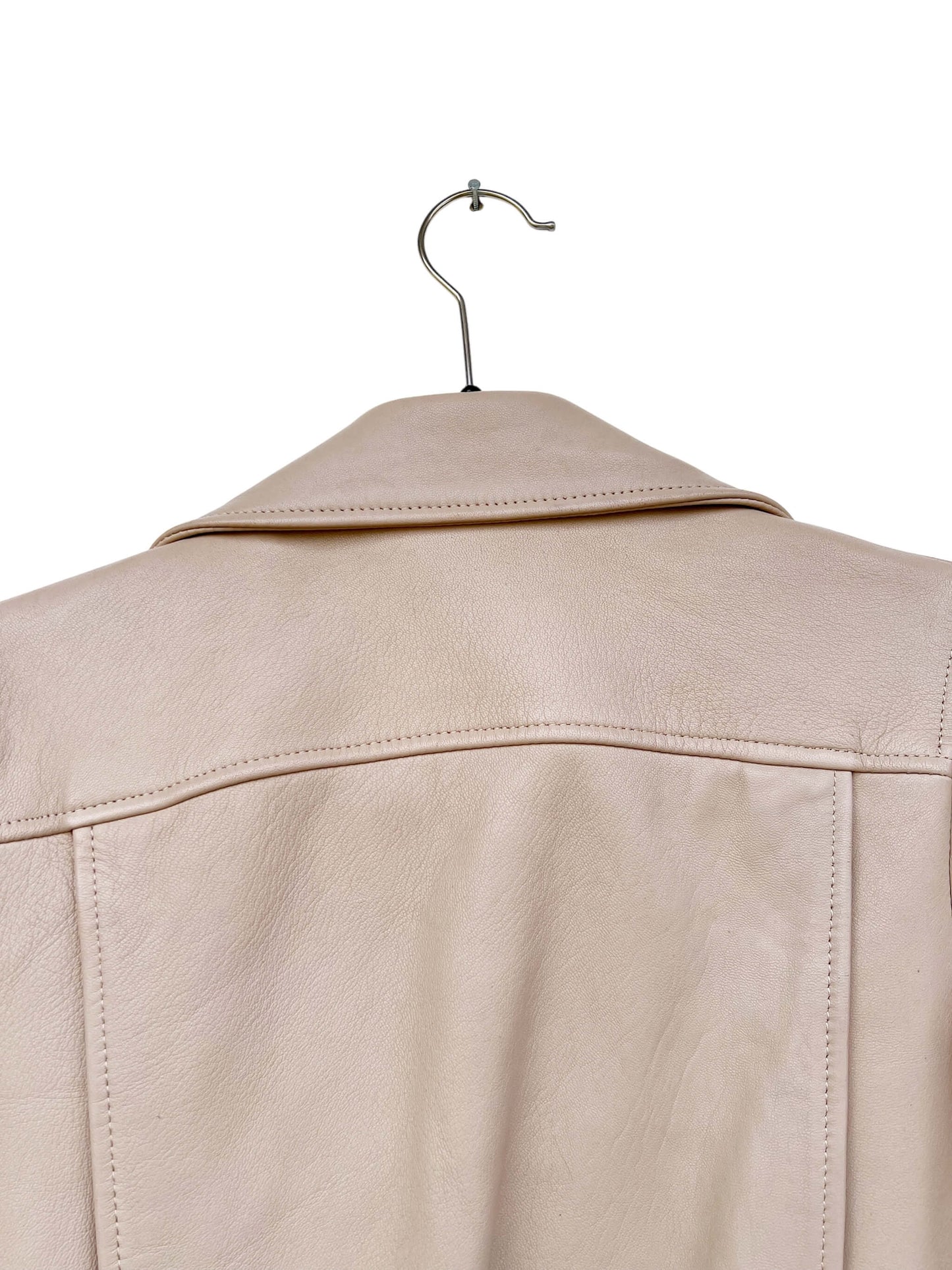 Acne Studios Moto Leather Jacket, Sz 32