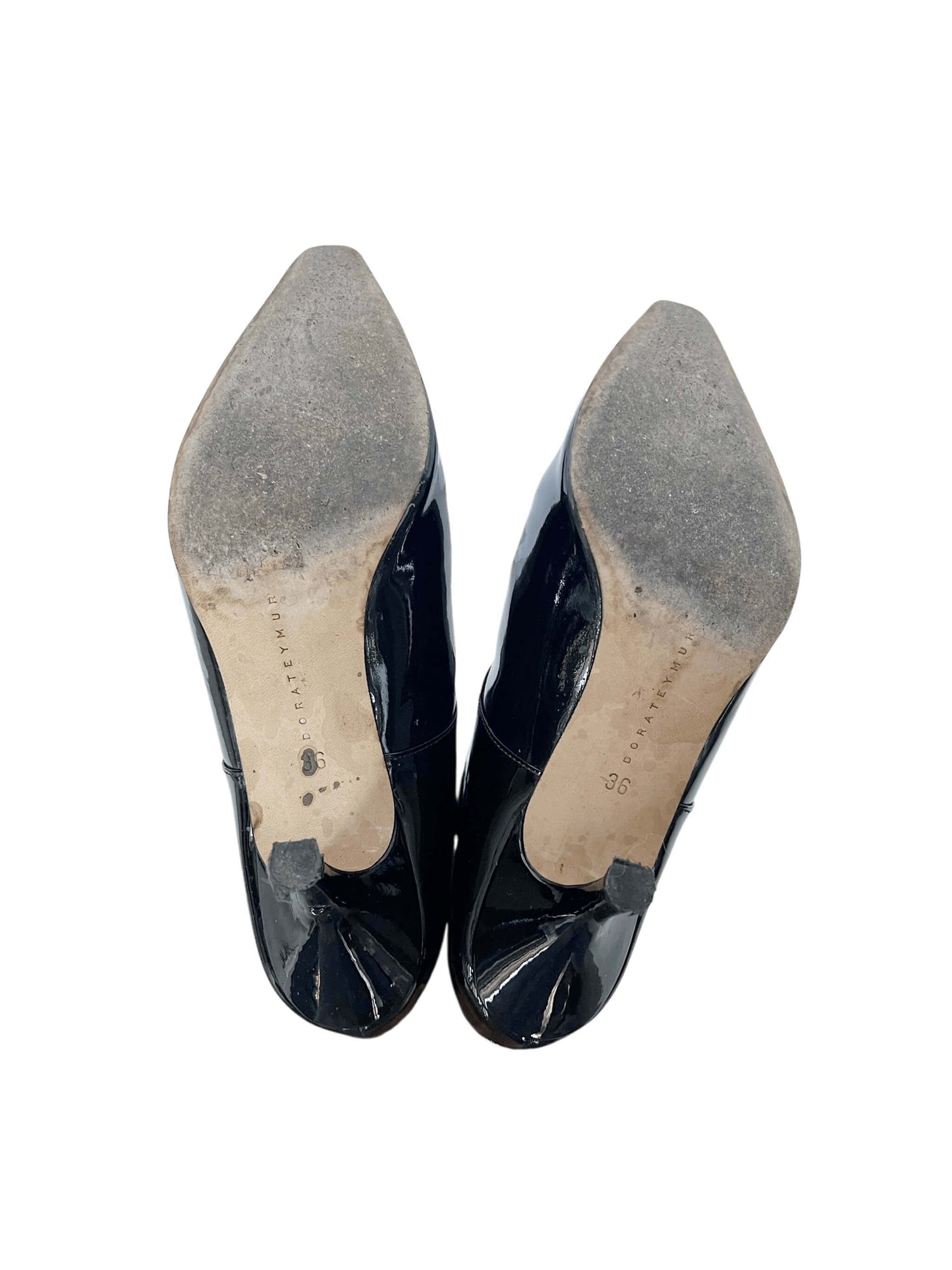 DORATEYMUR Patent Boots, Sz 36