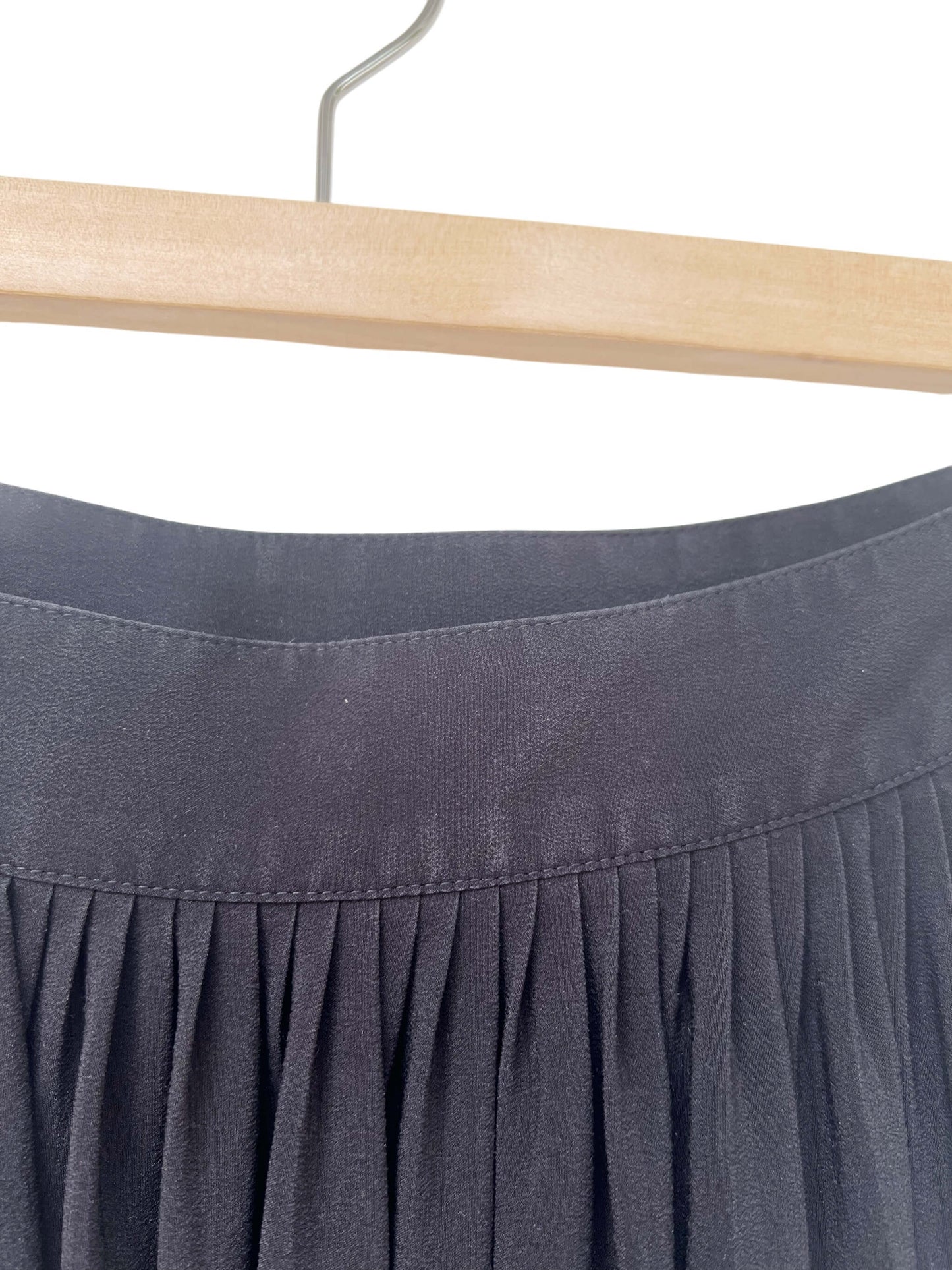 Givenchy Silk Pleated Skirt, Sz 42