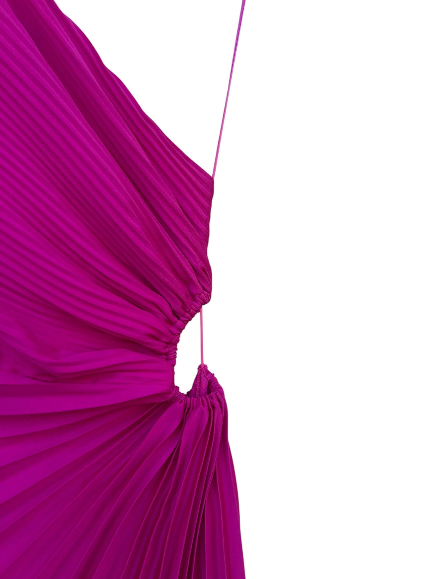 Mango Pleated Cut Out Dress, Sz S (New with Tags)