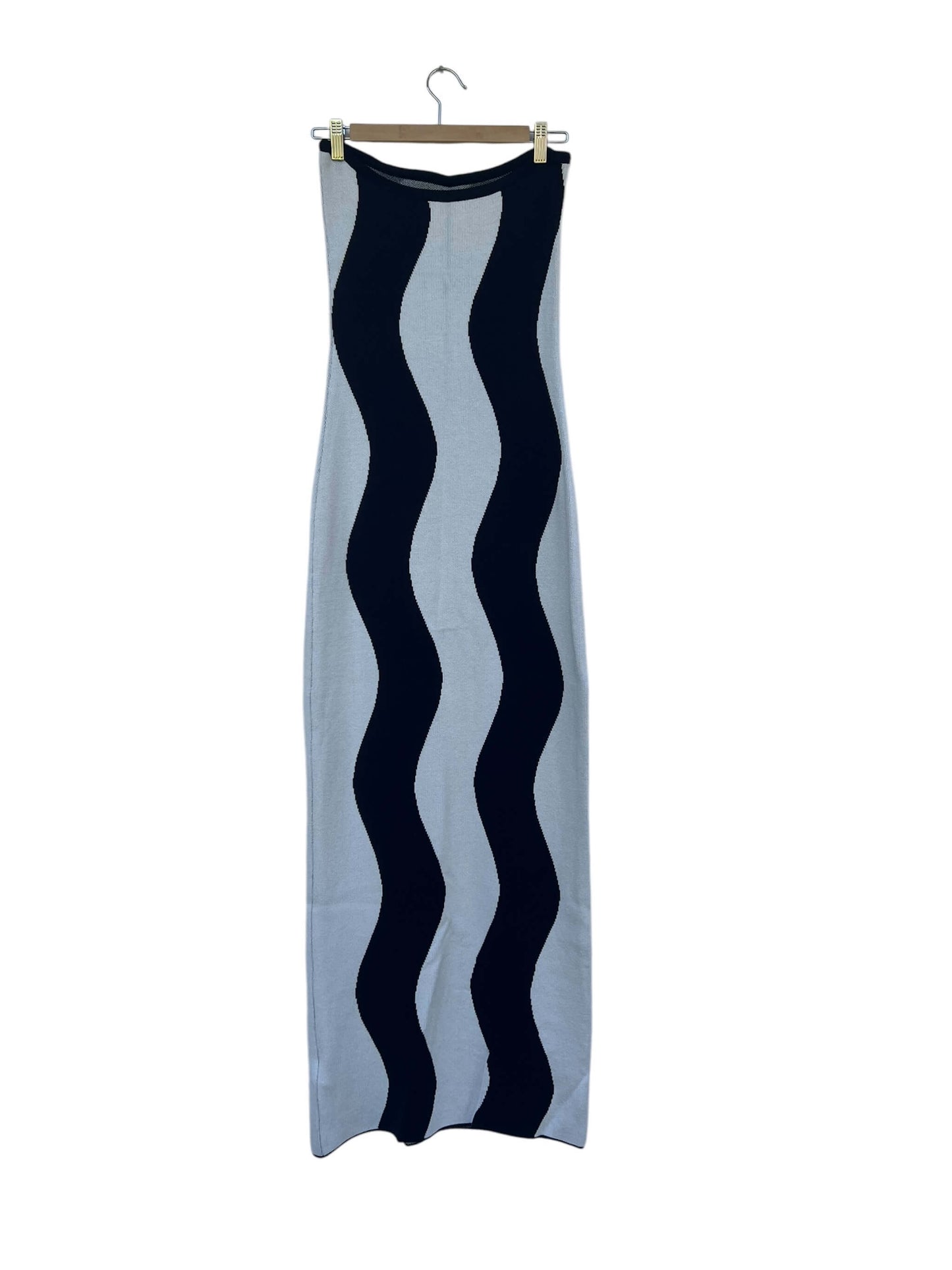 NA-KD Knitted Maxi Dress, Sz M