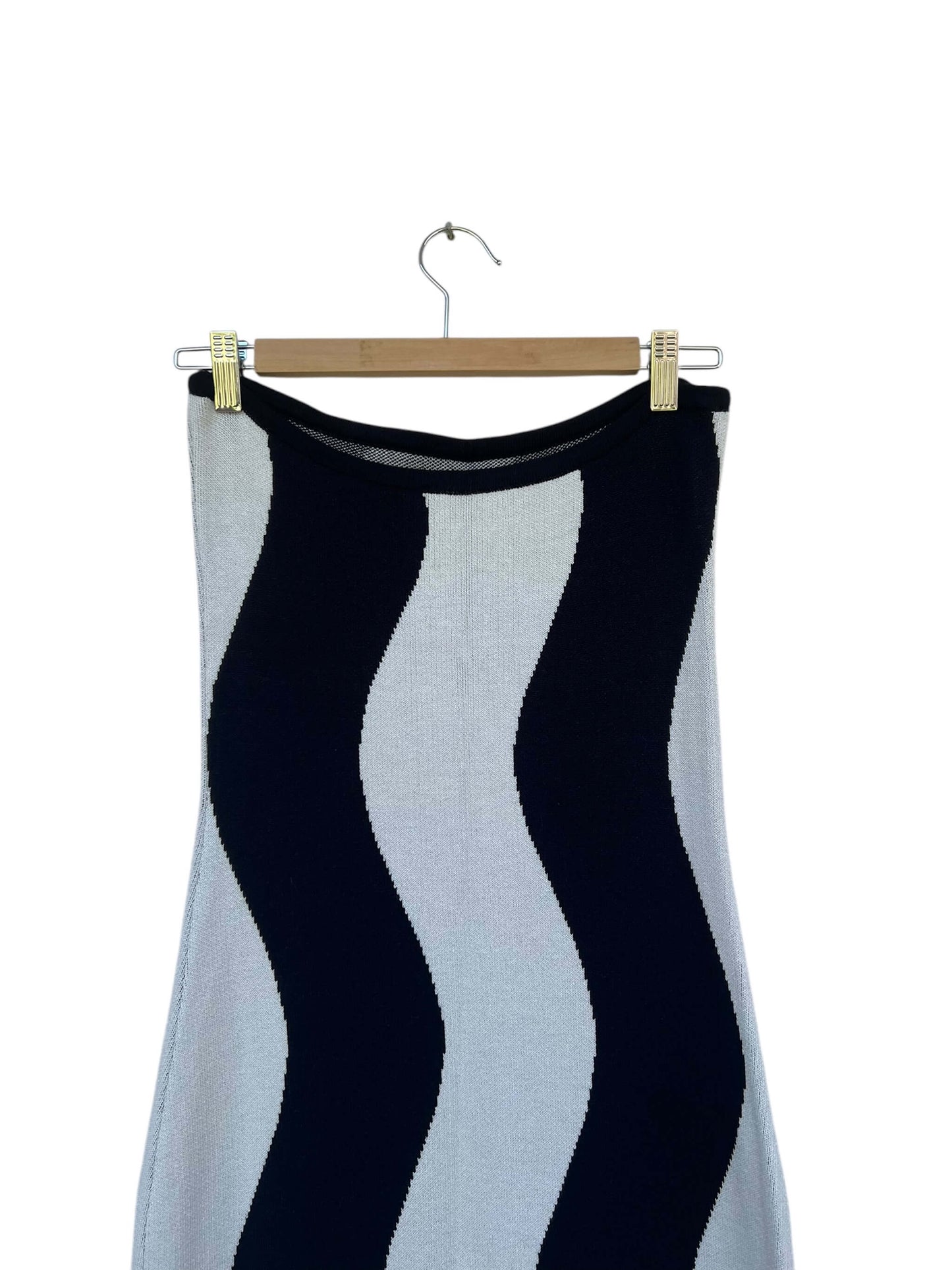 NA-KD Knitted Maxi Dress, Sz M