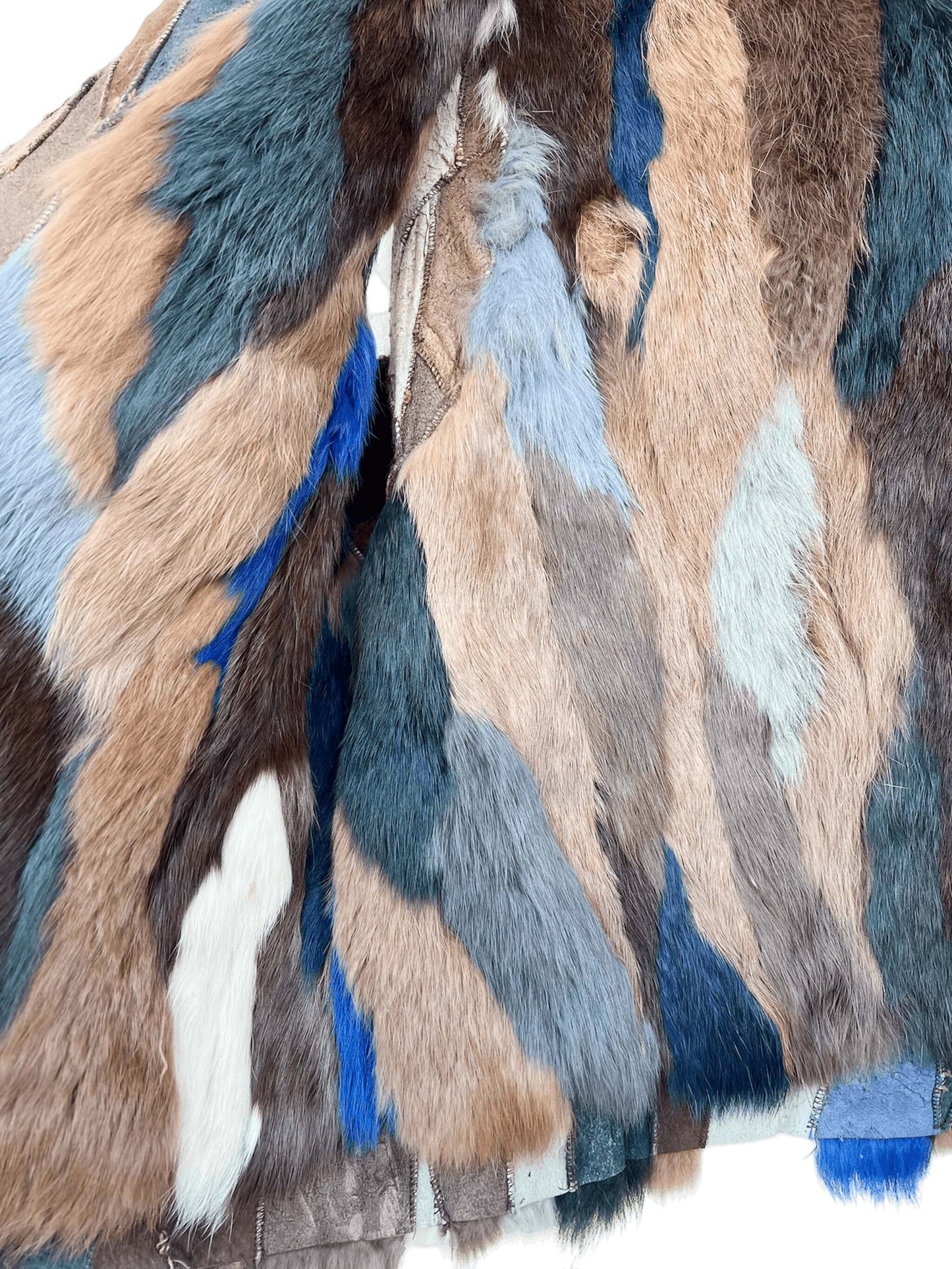 Bebe Patchwork Fur Gilet, Sz M