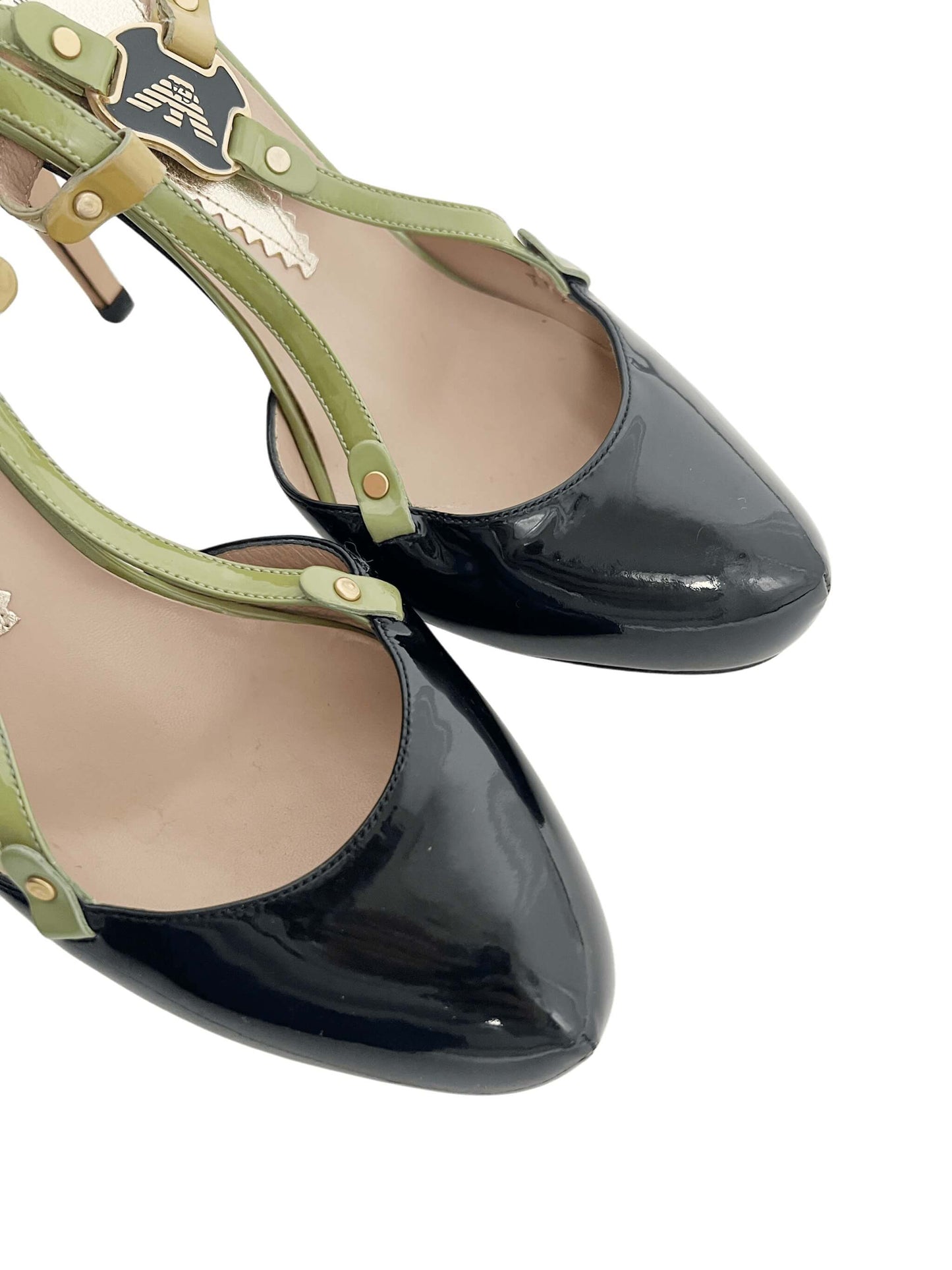 Emporio Armani Slingback Heels, Sz 37