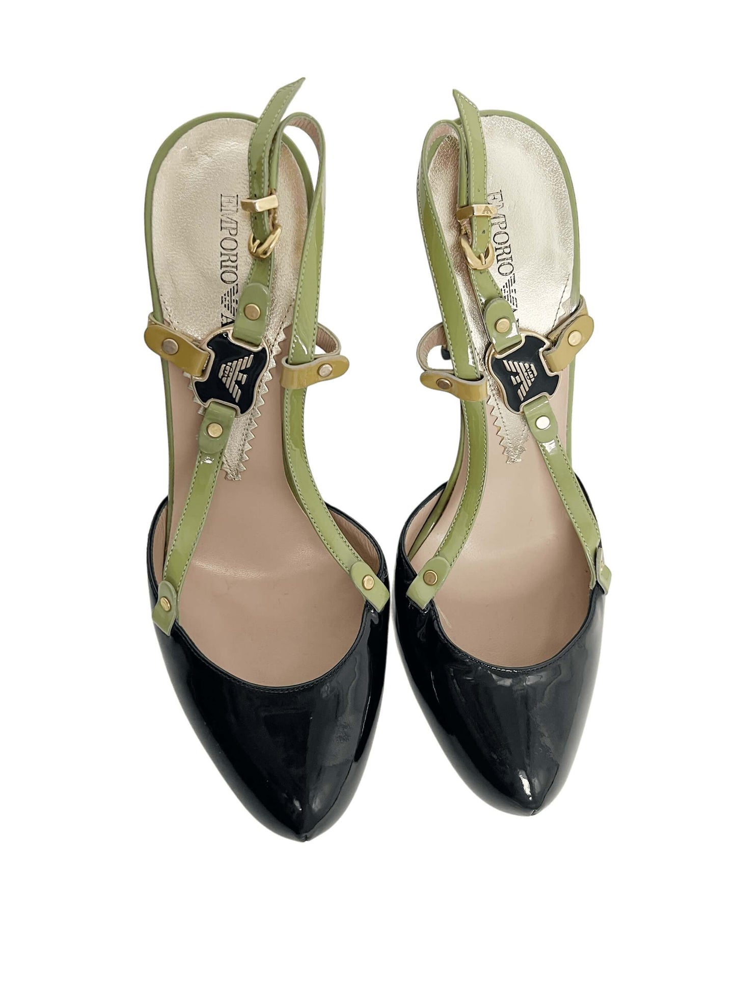 Emporio Armani Slingback Heels, Sz 37