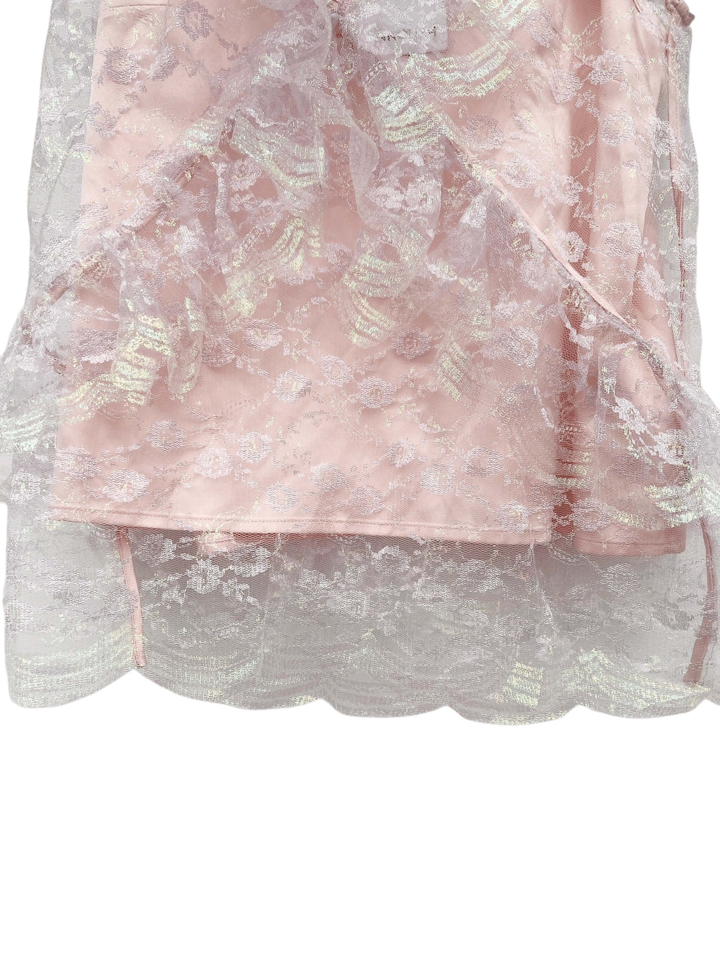 Manoush Iridescent Lace Top, Sz 38 (New with Tags)