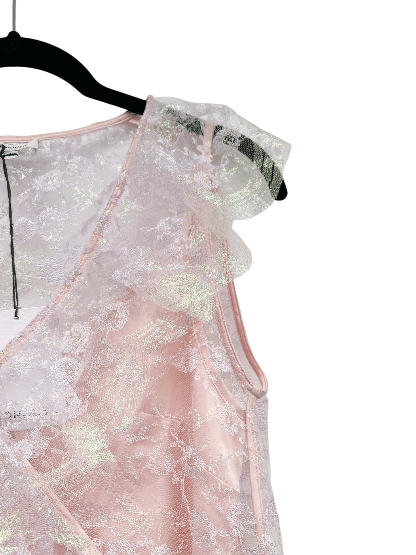 Manoush Iridescent Lace Top, Sz 38 (New with Tags)