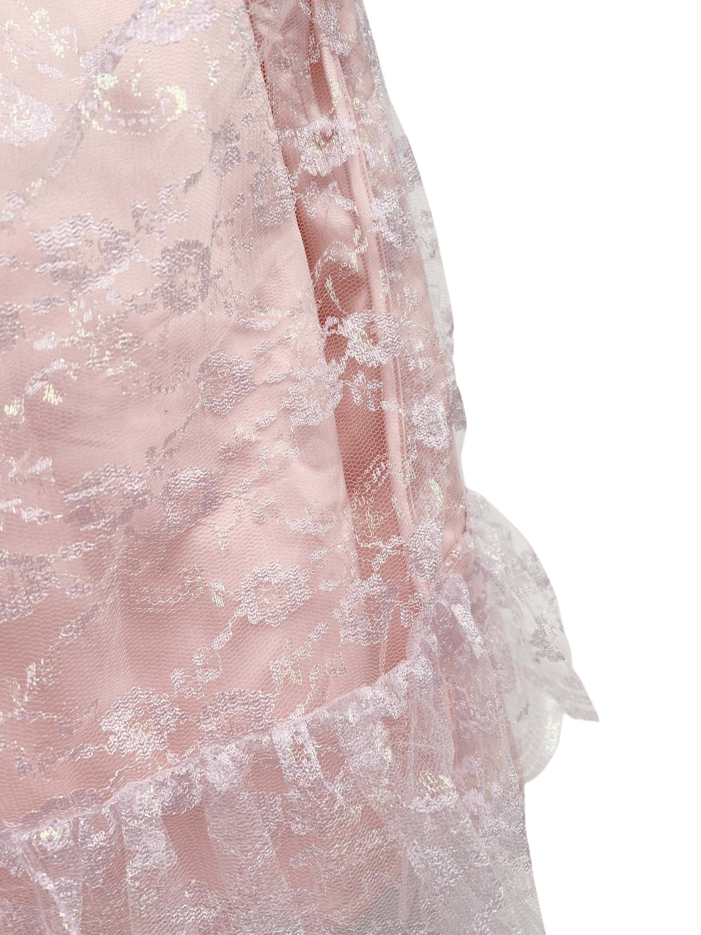 Manoush Iridescent Lace Top, Sz 38 (New with Tags)