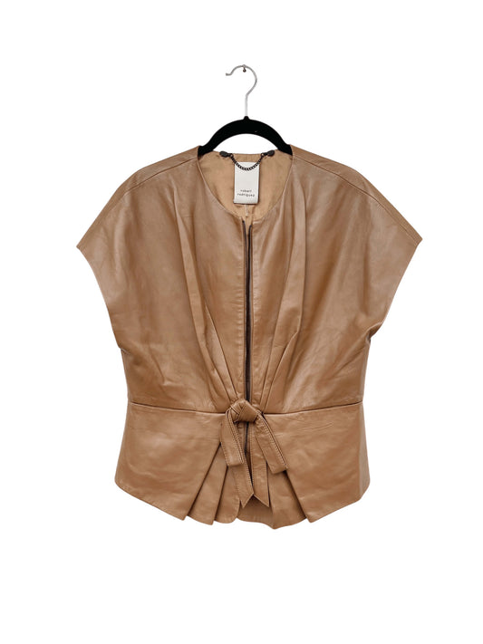 Robert Rodriguez Leather Waistcoat, Sz 10