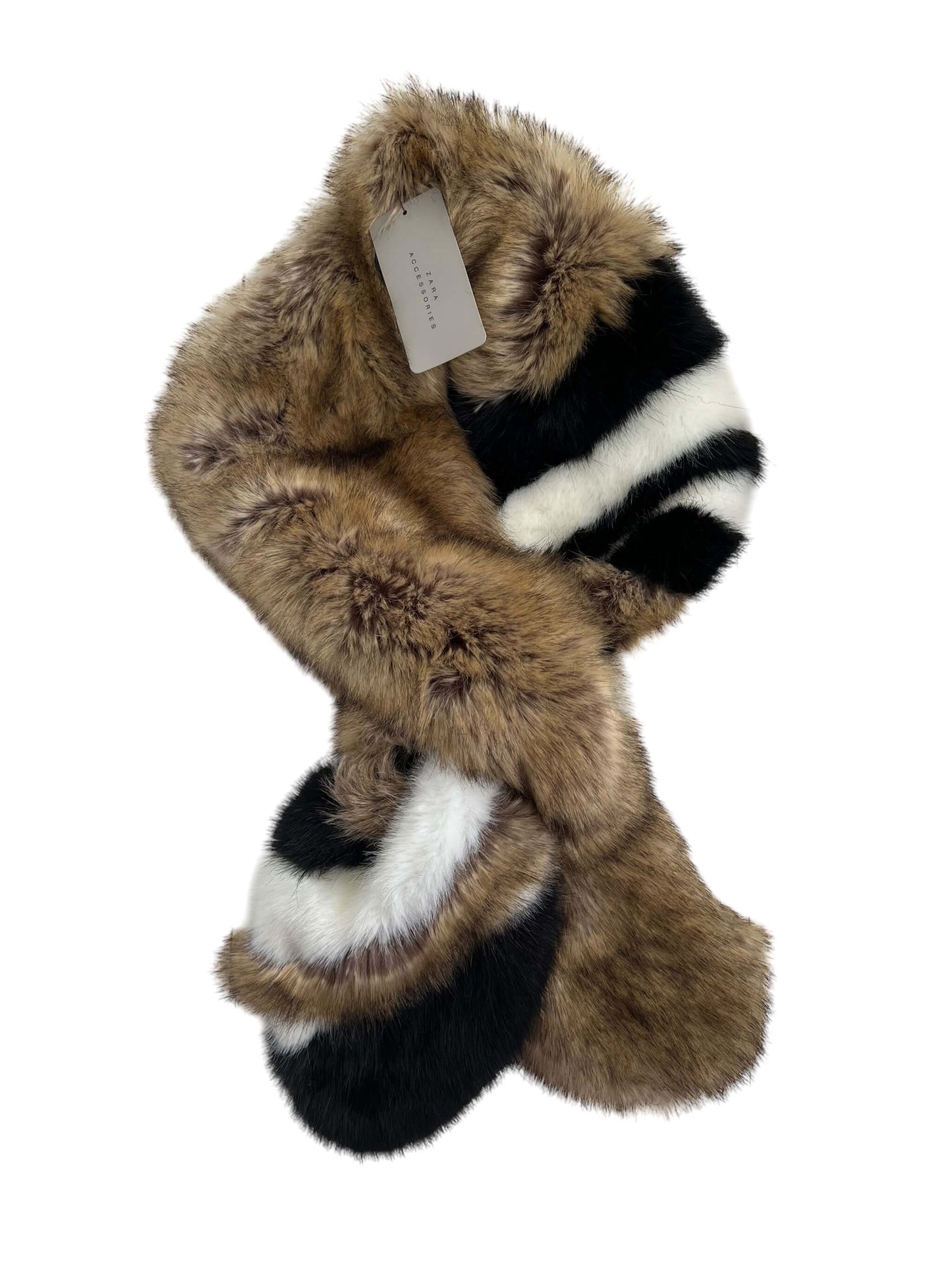 ZARA Faux Fur Scarf (New with Tags)