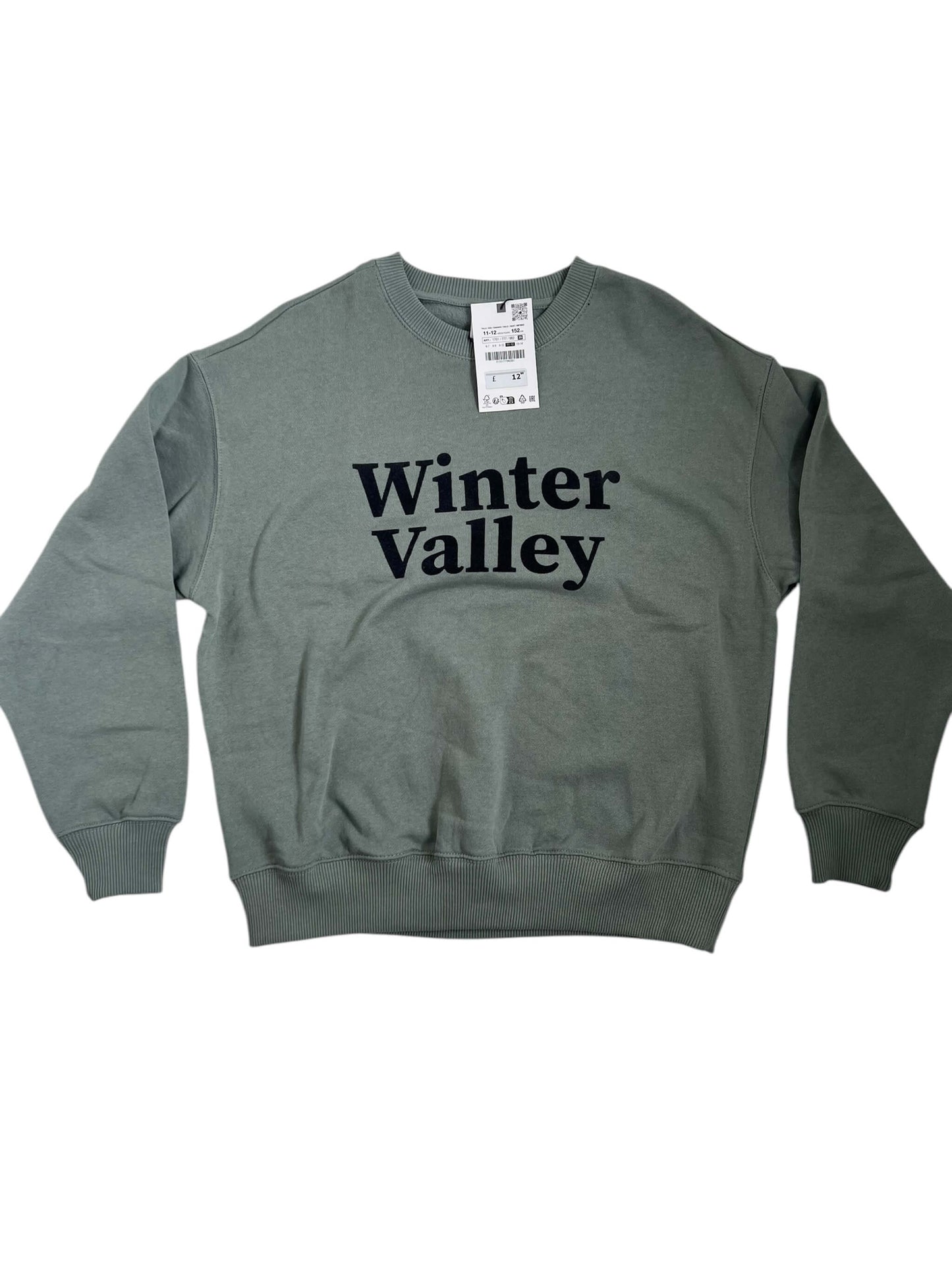 ZARA Sage Sweatshirt, Age 11-12 (New with Tags)