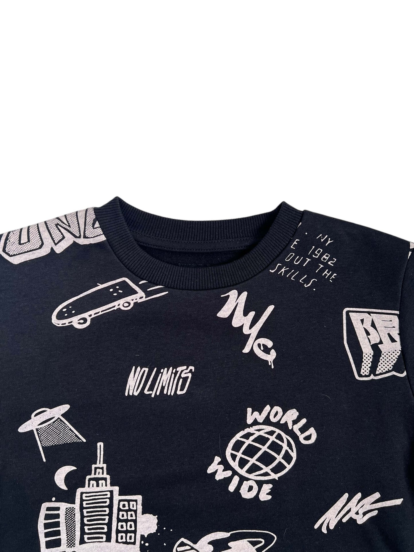 Next Graffiti Sweatshirt, Age 10