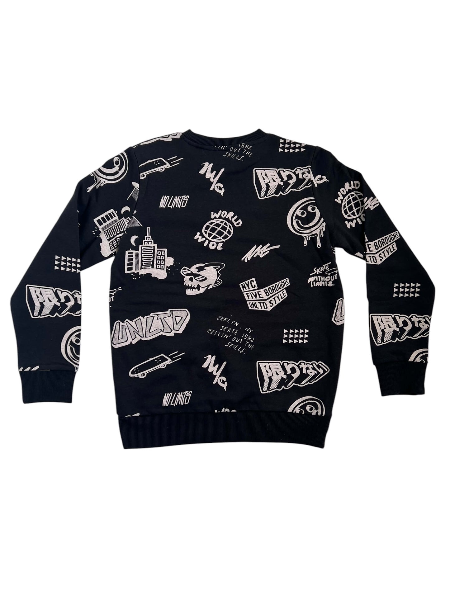 Next Graffiti Sweatshirt, Age 10