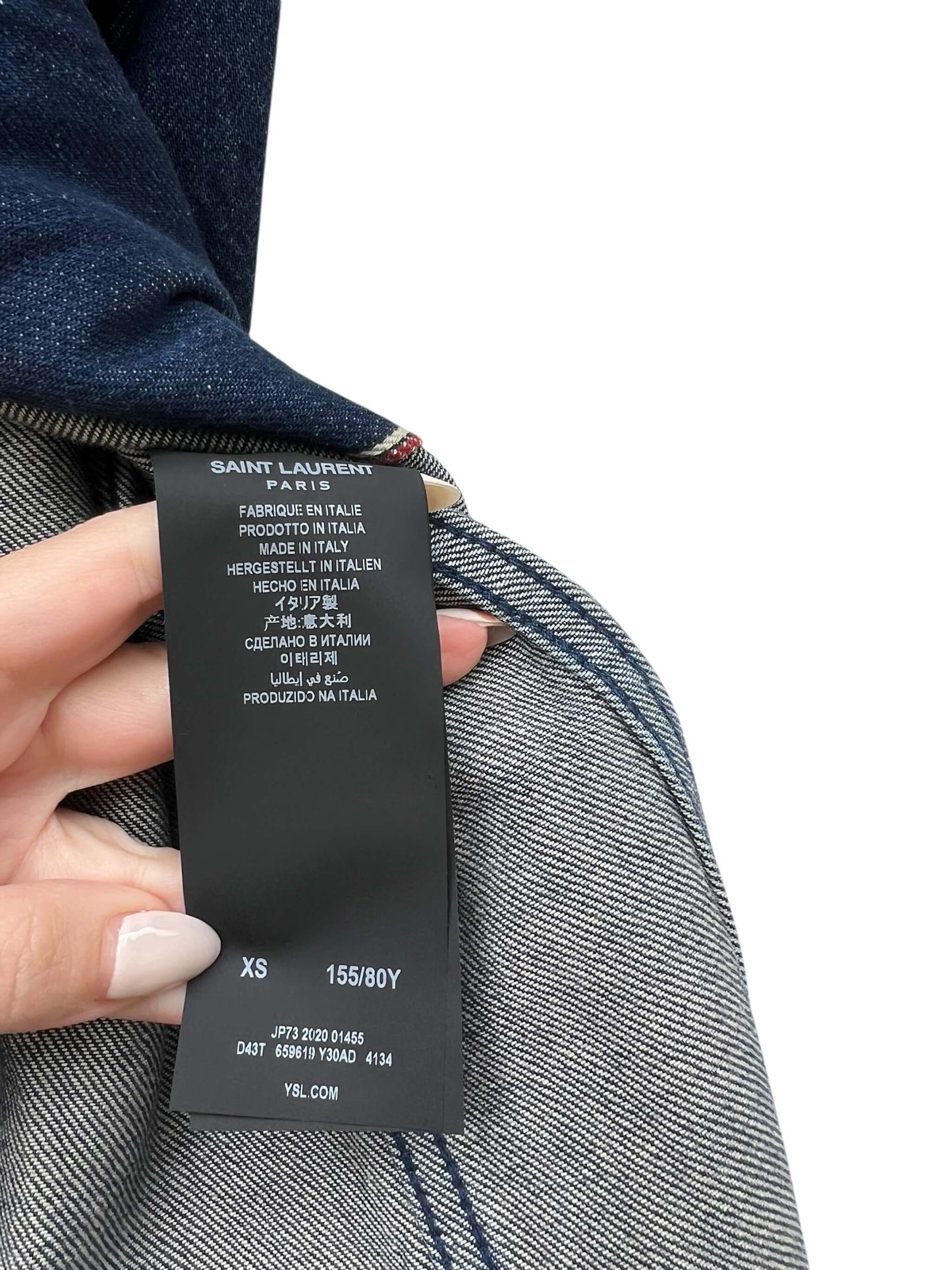 Saint Laurent Saharienne Jacket, Sz XS