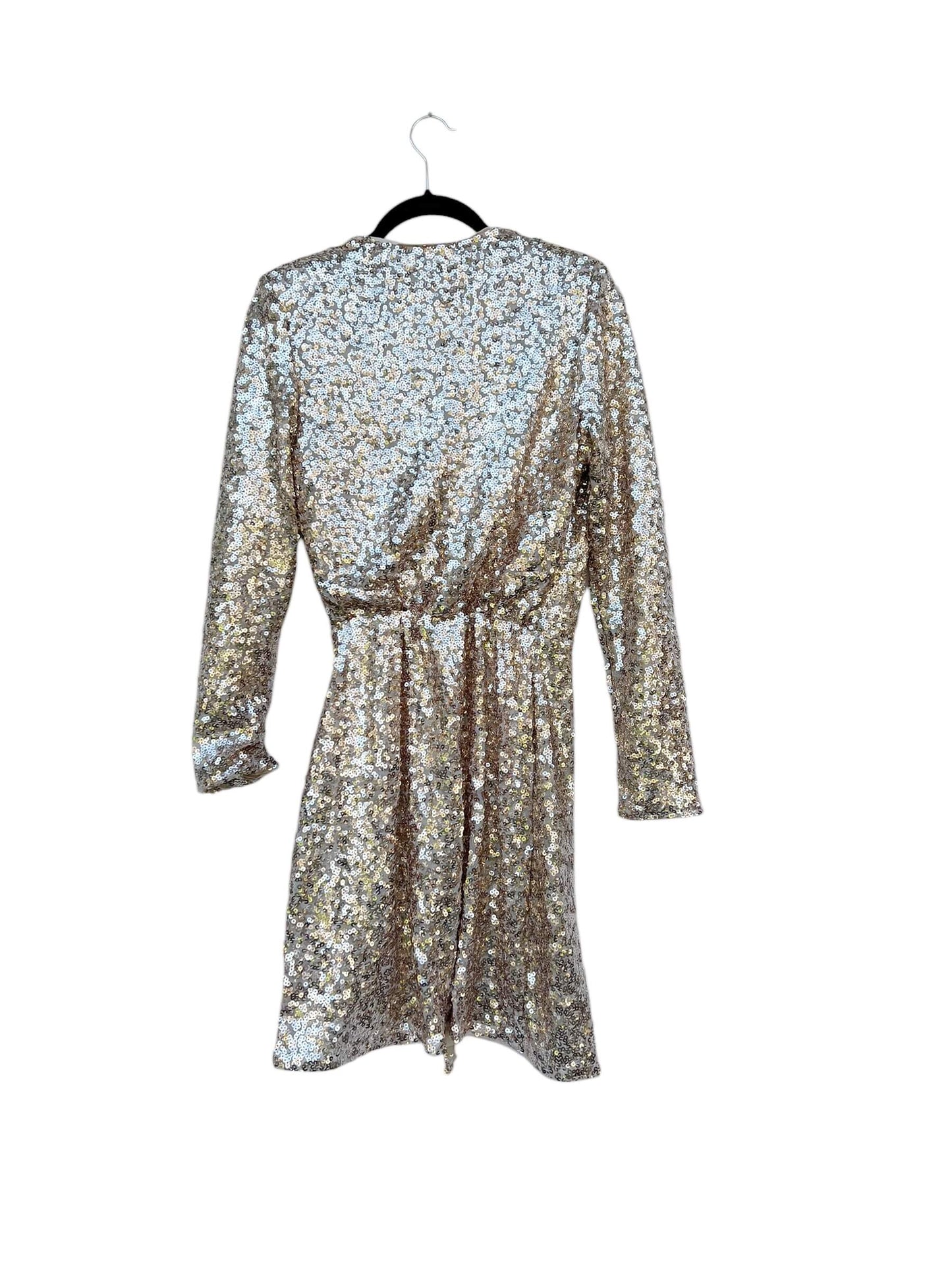 H&M Sequin Wrap Dress, Sz XS (New with Tags)