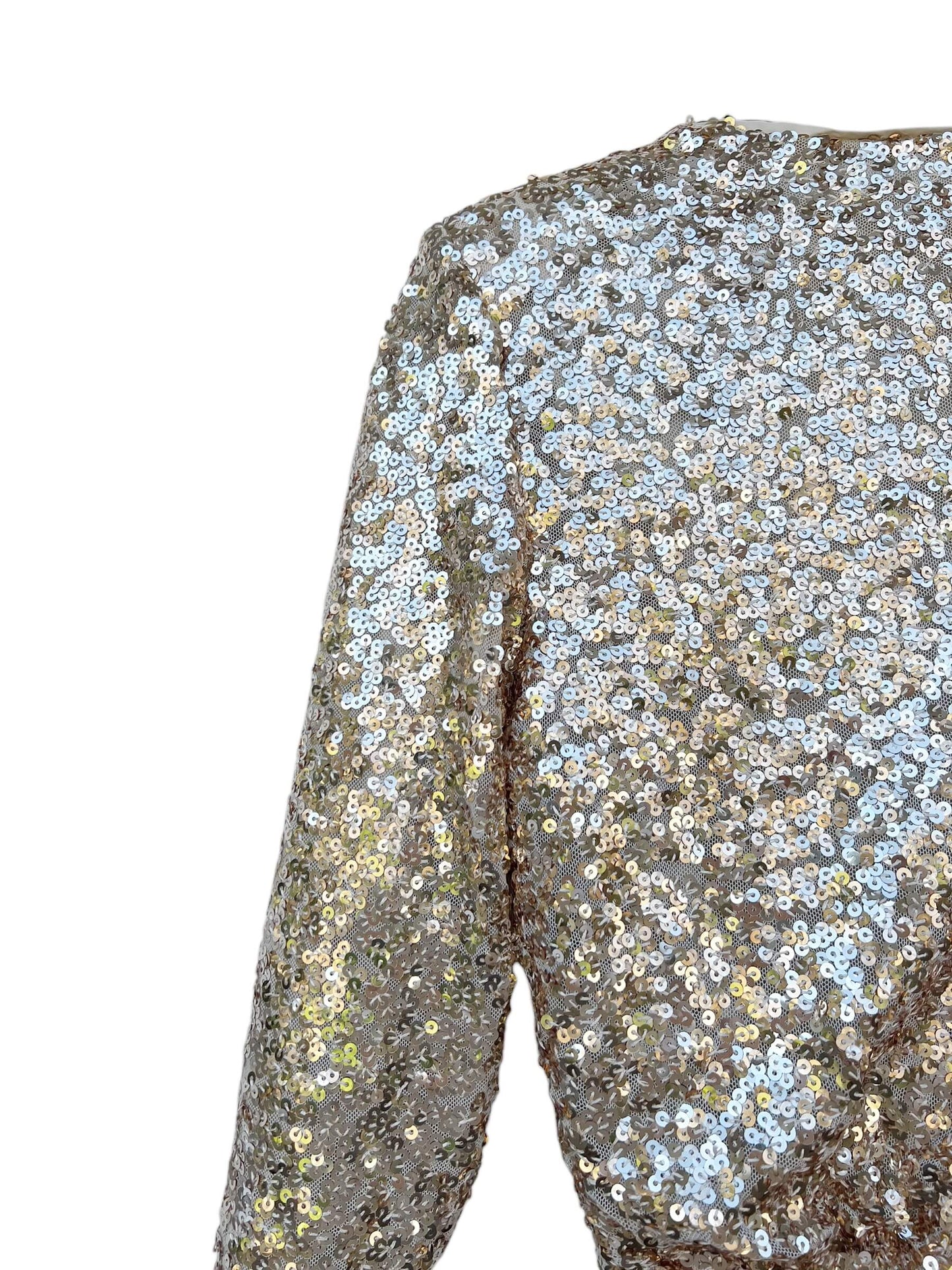 H&M Sequin Wrap Dress, Sz XS (New with Tags)