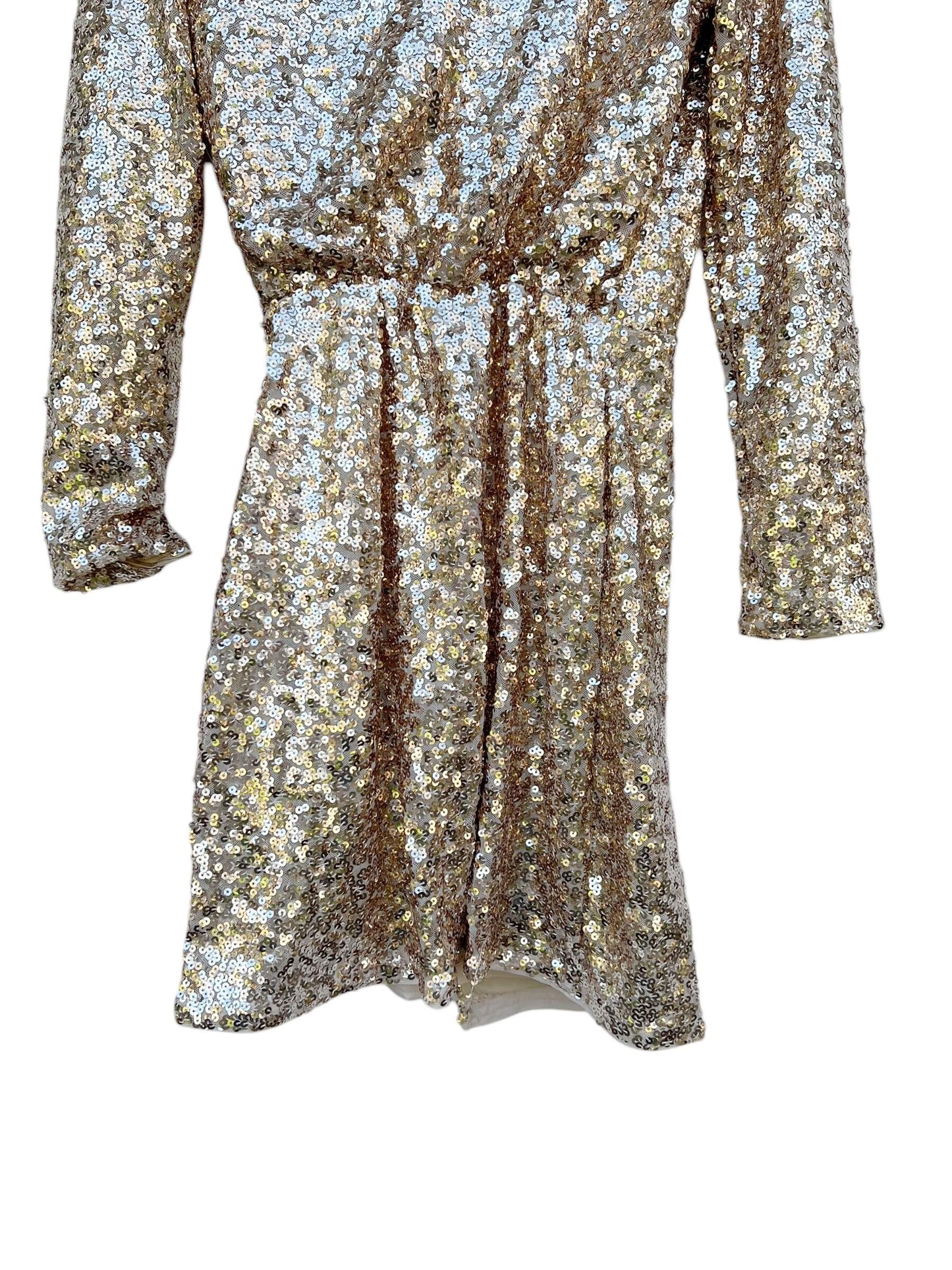 H&M Sequin Wrap Dress, Sz XS (New with Tags)
