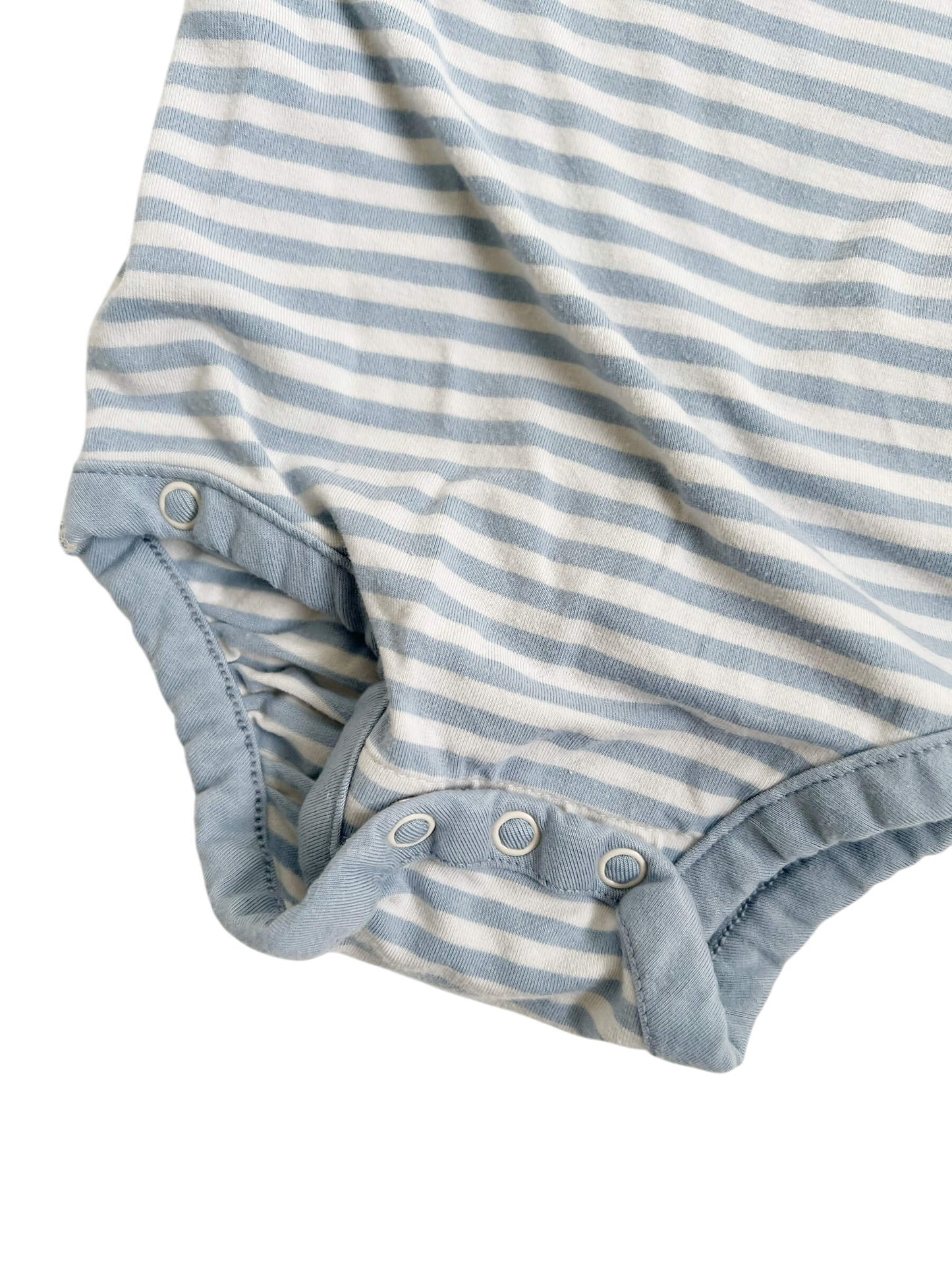 Hanna Andersson Striped Vest, Age 6-12 Months
