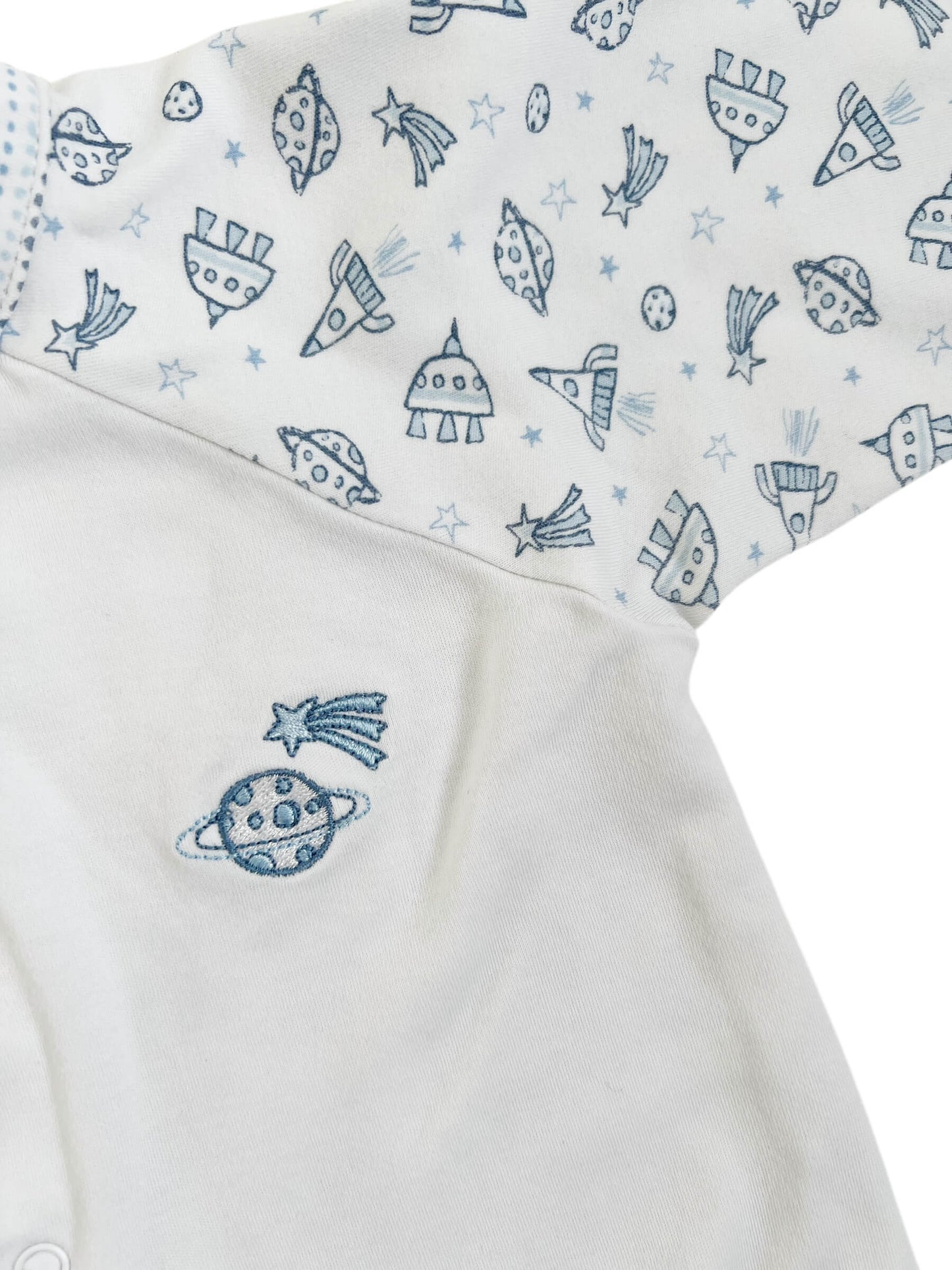 Kissy Kissy Spaceship Babygrow, Age 9 Months
