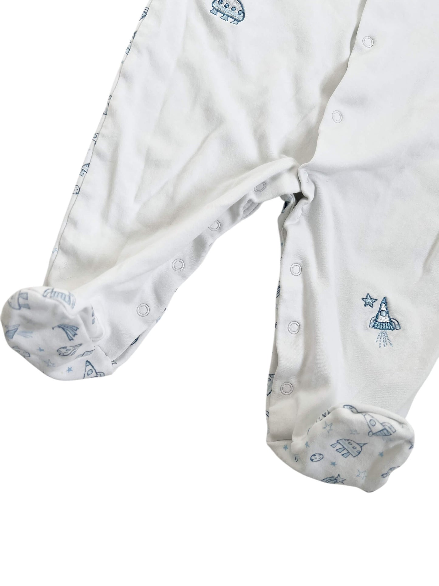 Kissy Kissy Spaceship Babygrow, Age 9 Months