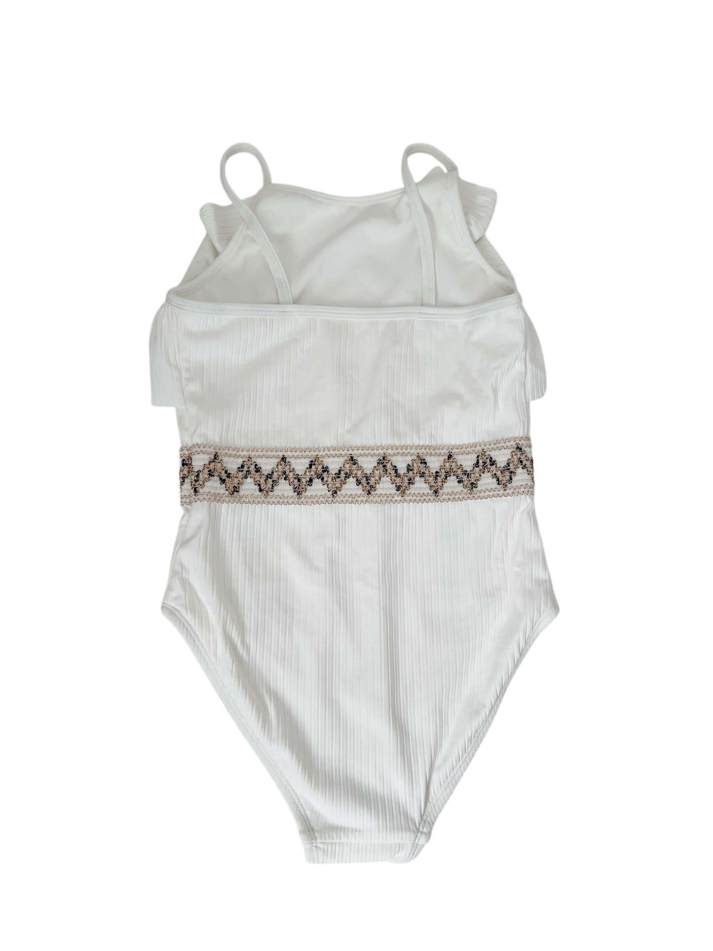 River Island Frill Swimsuit, Age 7-8 (New with Tags)