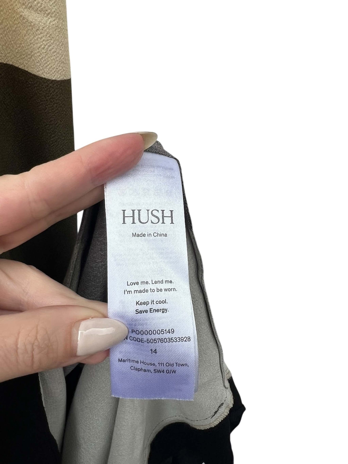 Hush Colourblock Dress, Sz 14