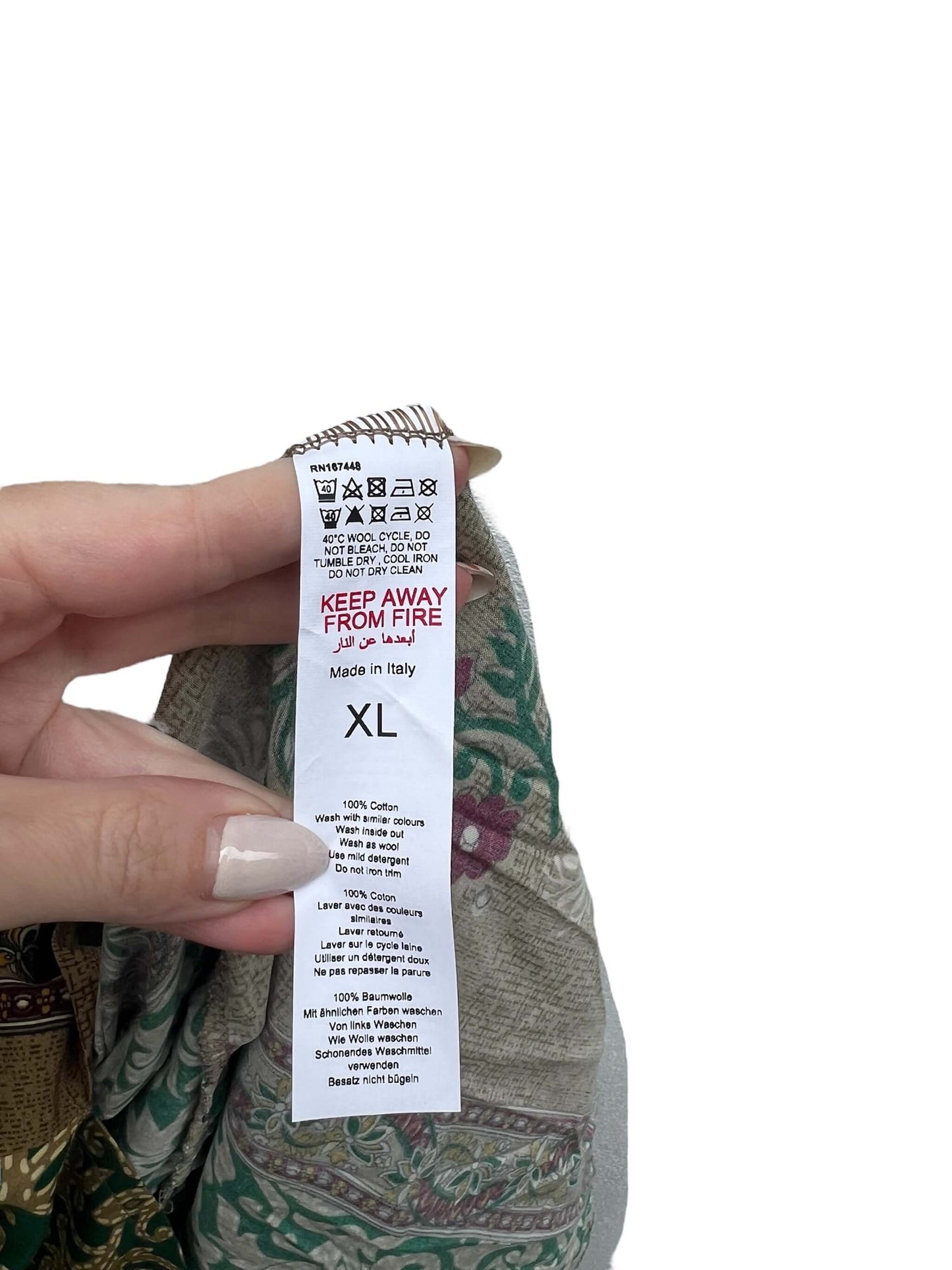 Warehouse Multi Print Dress, Sz XL