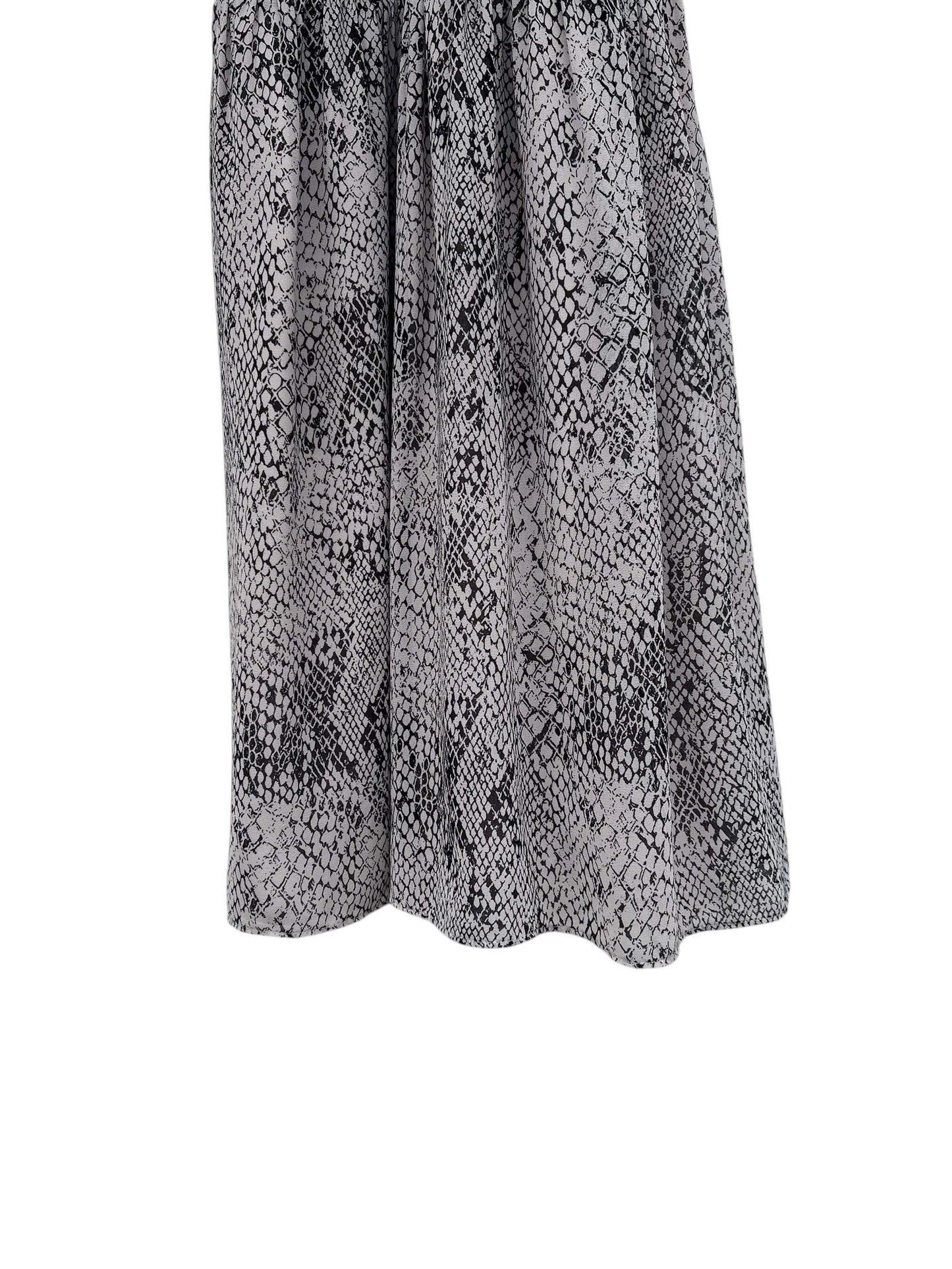 Coast Snakeskin Print Dress, Sz 8