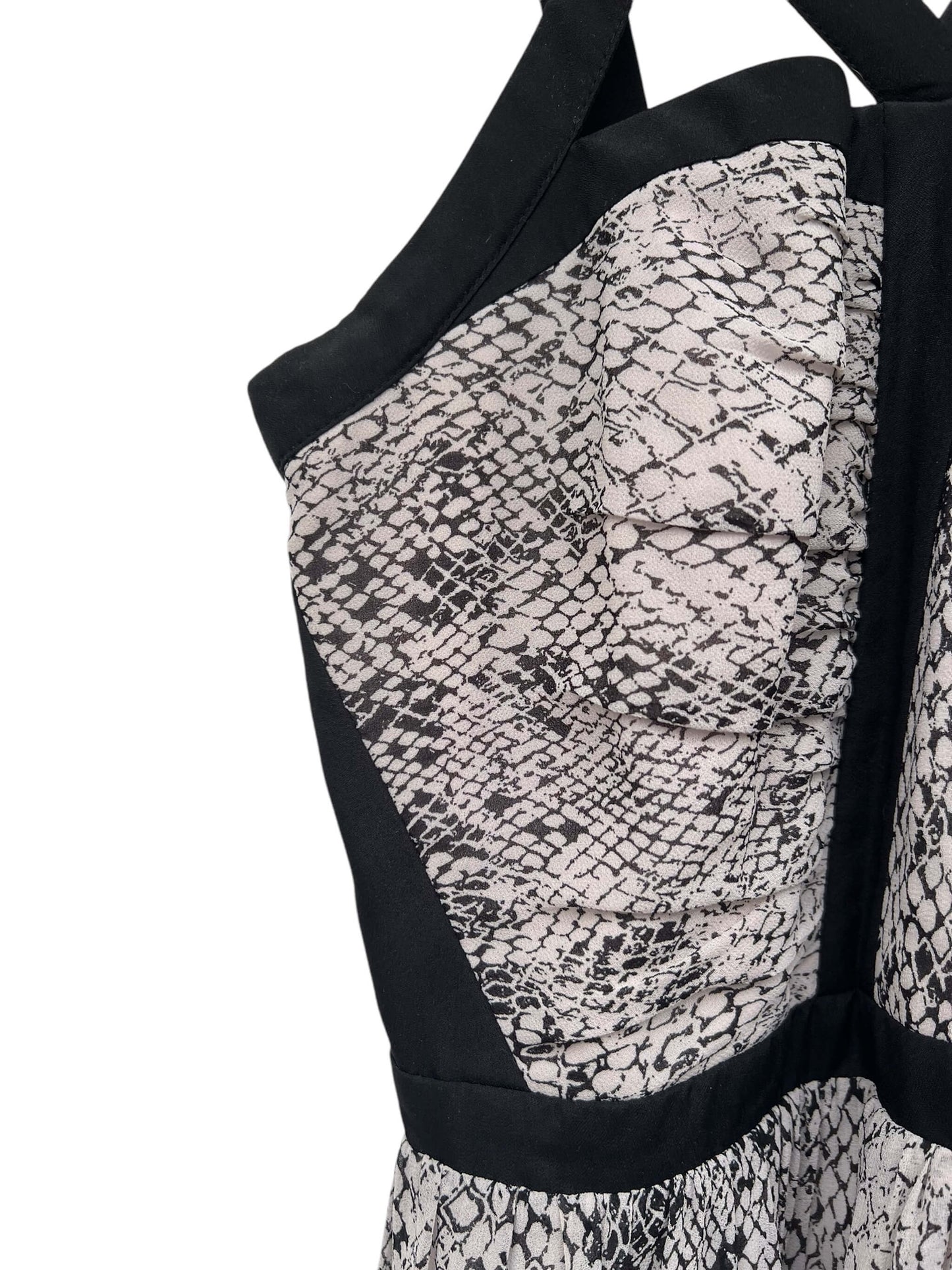 Coast Snakeskin Print Dress, Sz 8