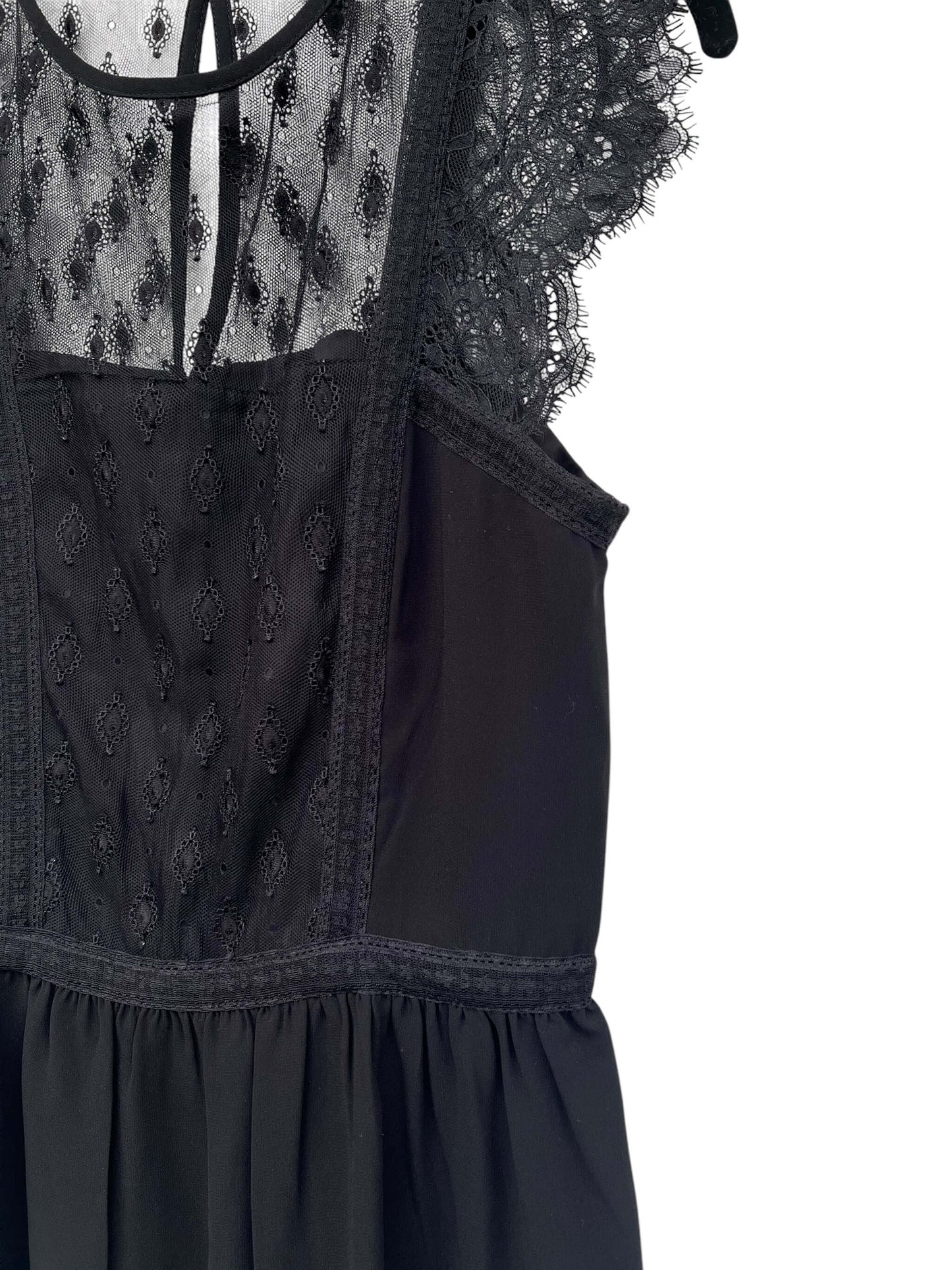H&M Chiffon & Lace Dress, Sz 36