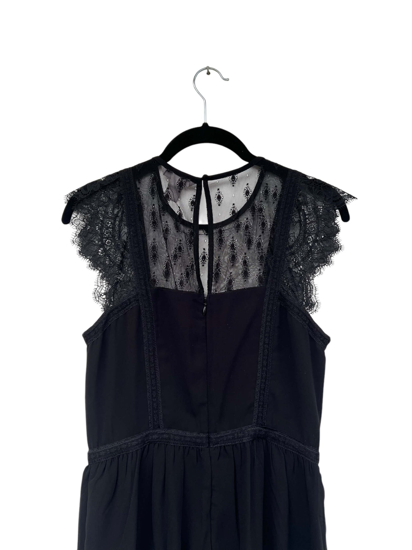 H&M Chiffon & Lace Dress, Sz 36