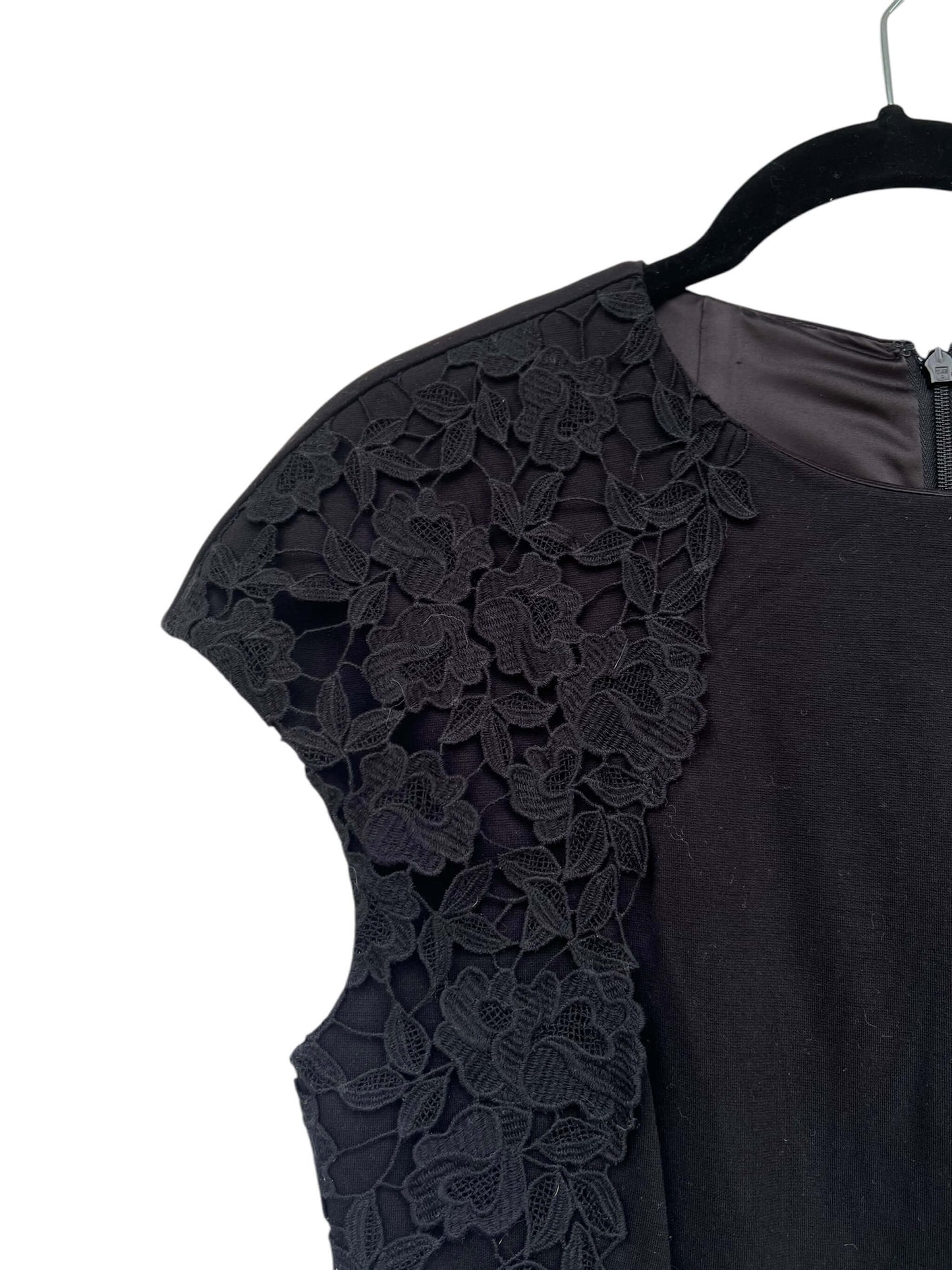 Ted Baker Jersey & Lace Dress, Sz 1