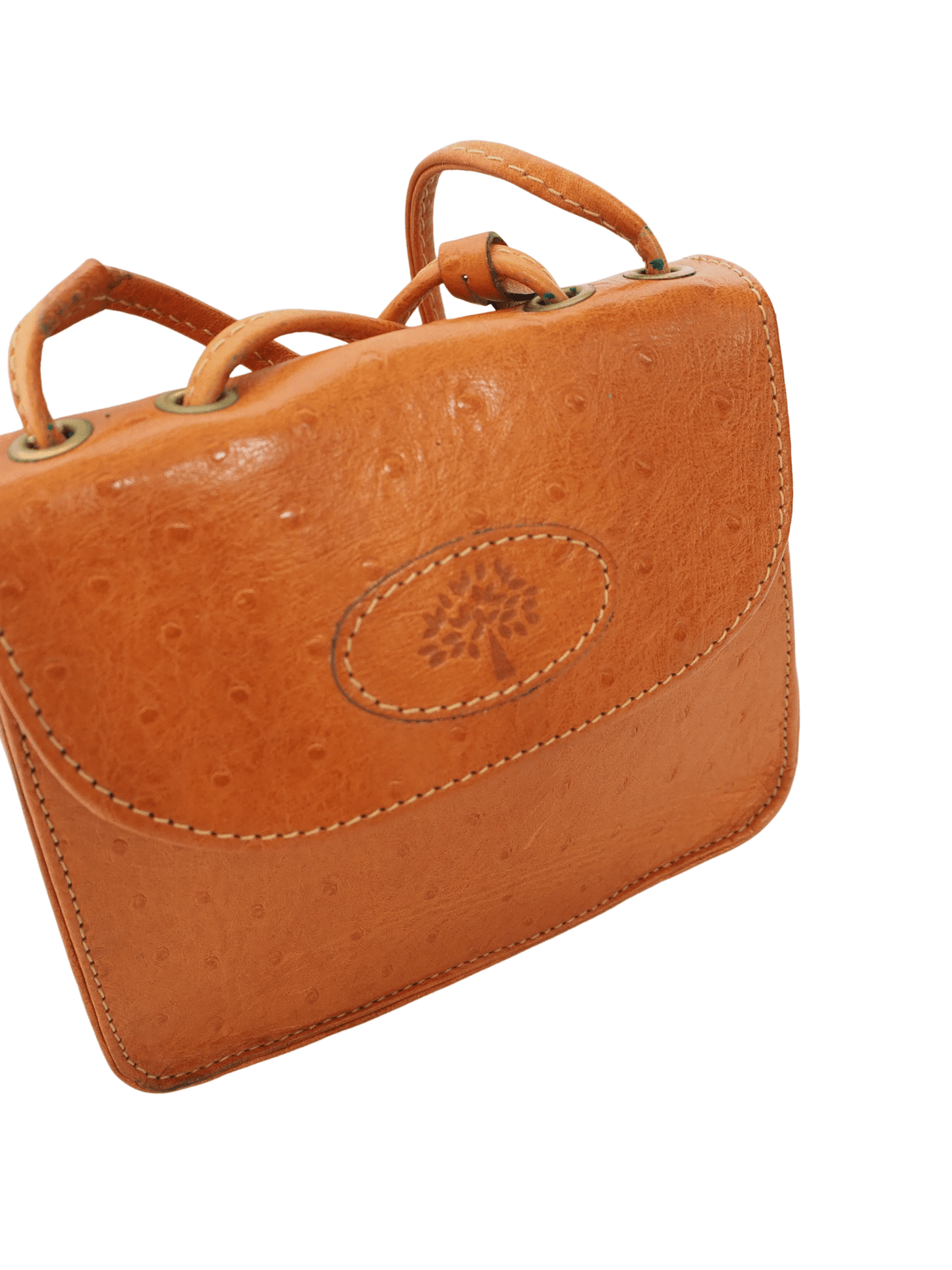 Mulberry Vintage Ostrich Crossbody Bag