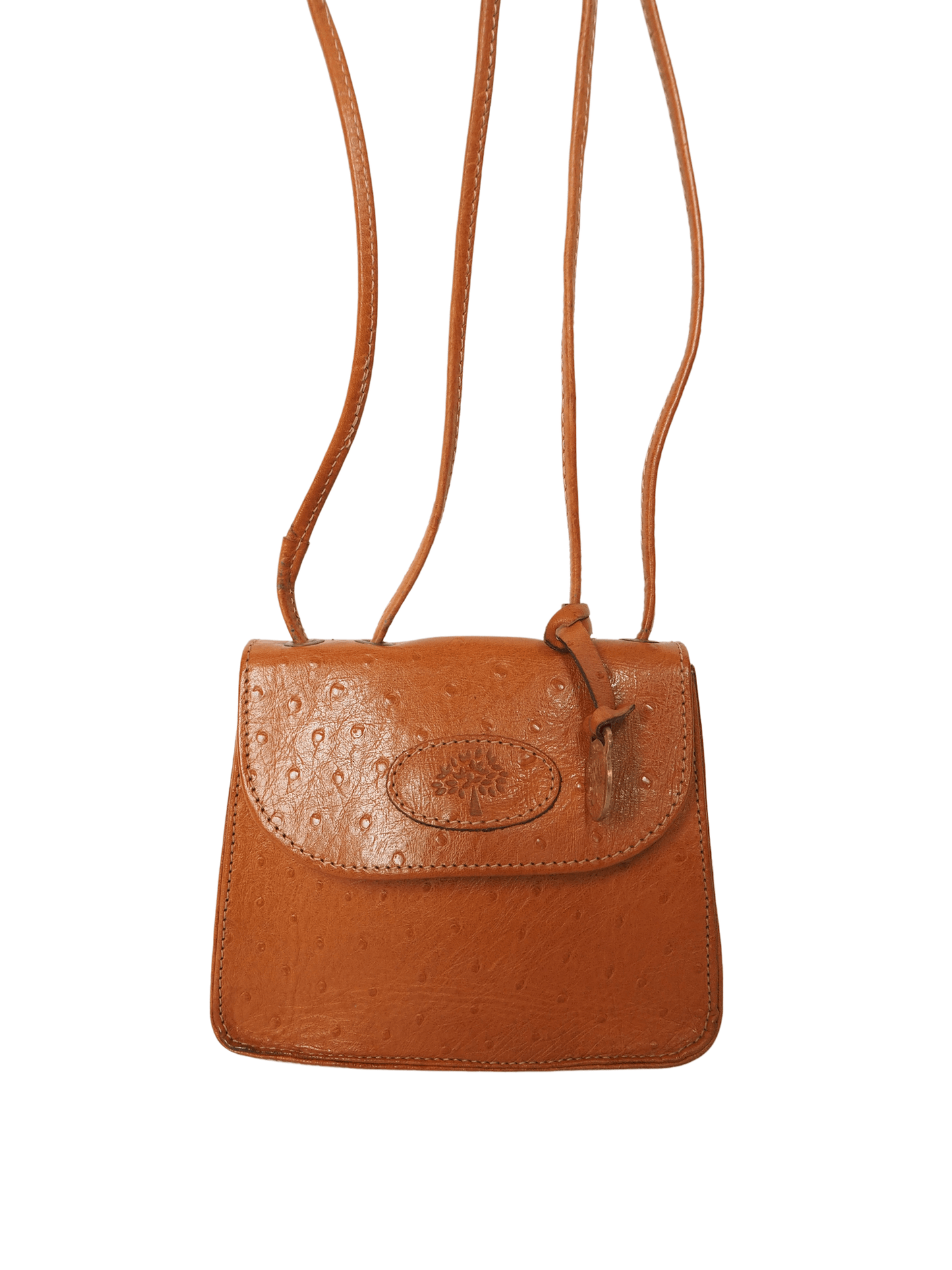 Mulberry Vintage Ostrich Crossbody Bag