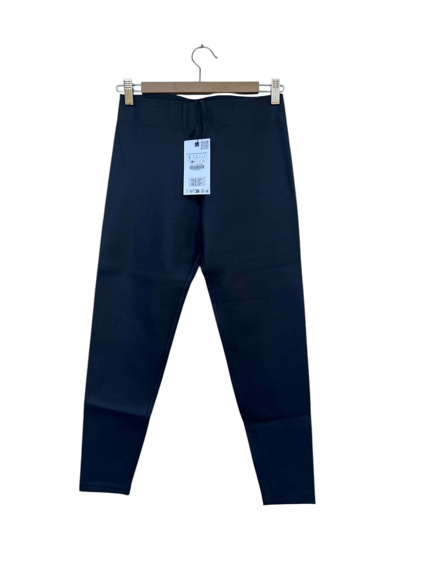 ZARA Coated Leggings, Sz S (New with Tags)