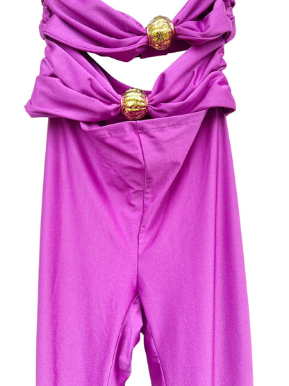 Silvia Store Lycra Jumpsuit, Sz 36 (New with Tags)