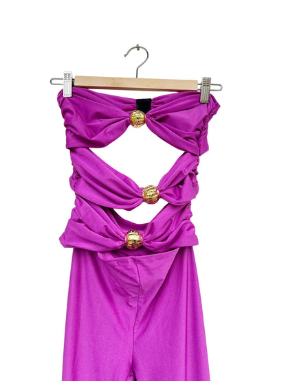 Silvia Store Lycra Jumpsuit, Sz 36 (New with Tags)