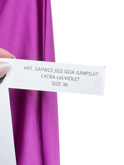 Silvia Store Lycra Jumpsuit, Sz 36 (New with Tags)