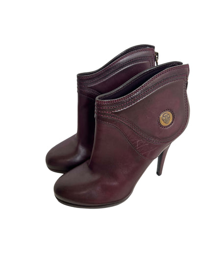 Gucci Leather Booties, Sz US 7.5
