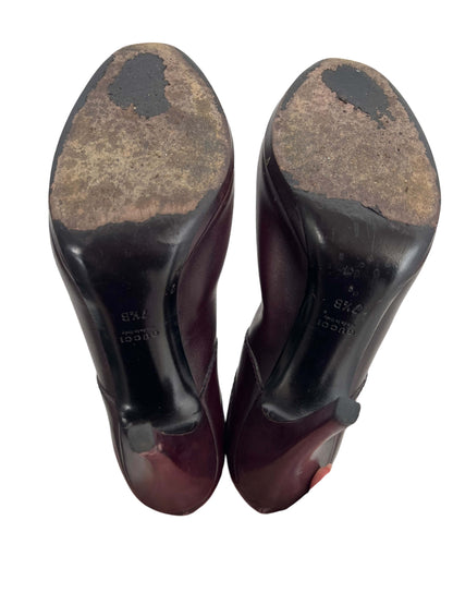 Gucci Leather Booties, Sz US 7.5