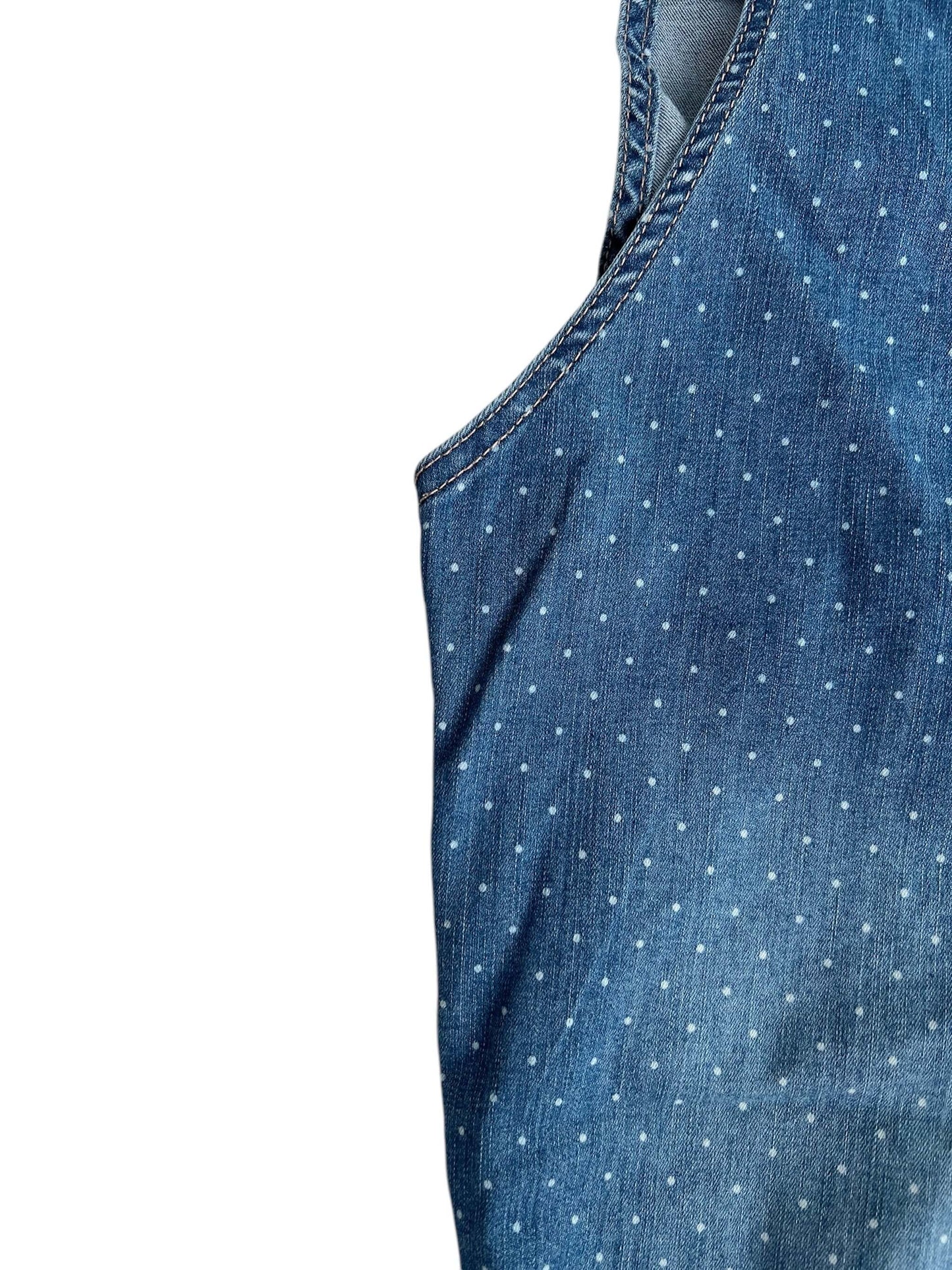 H&M Denim Polka Dot Dungarees, Age 3-4