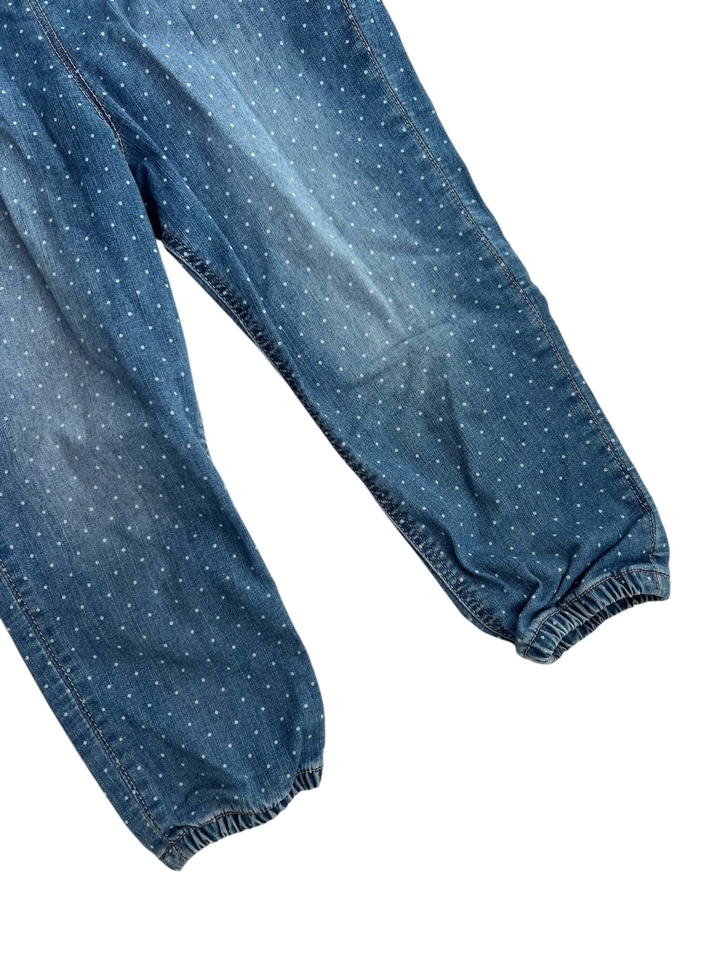 H&M Denim Polka Dot Dungarees, Age 3-4