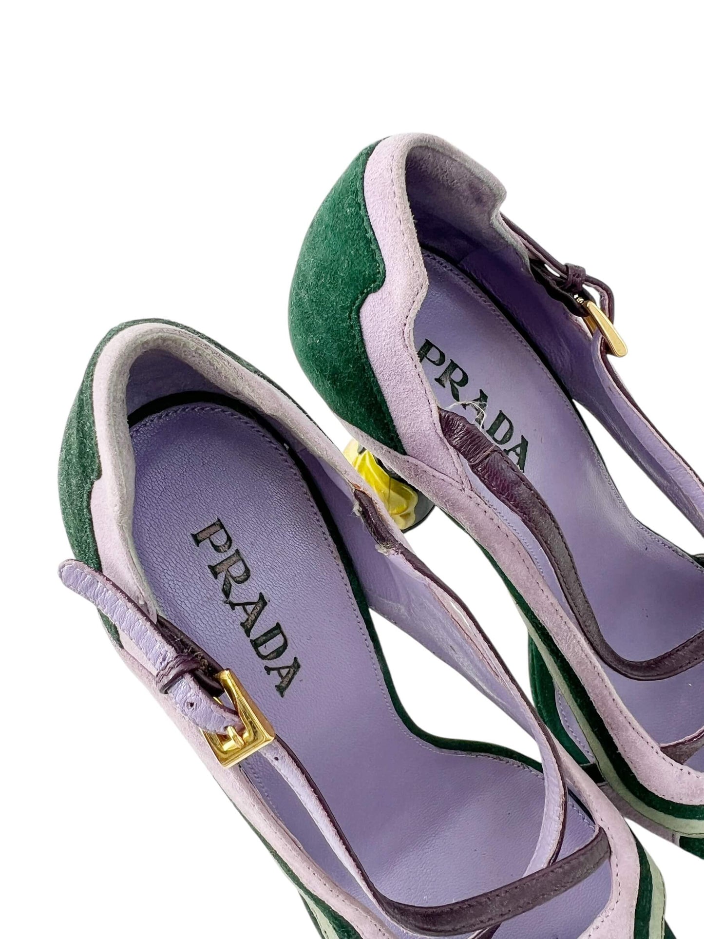 Prada Flower Heels, Sz 36
